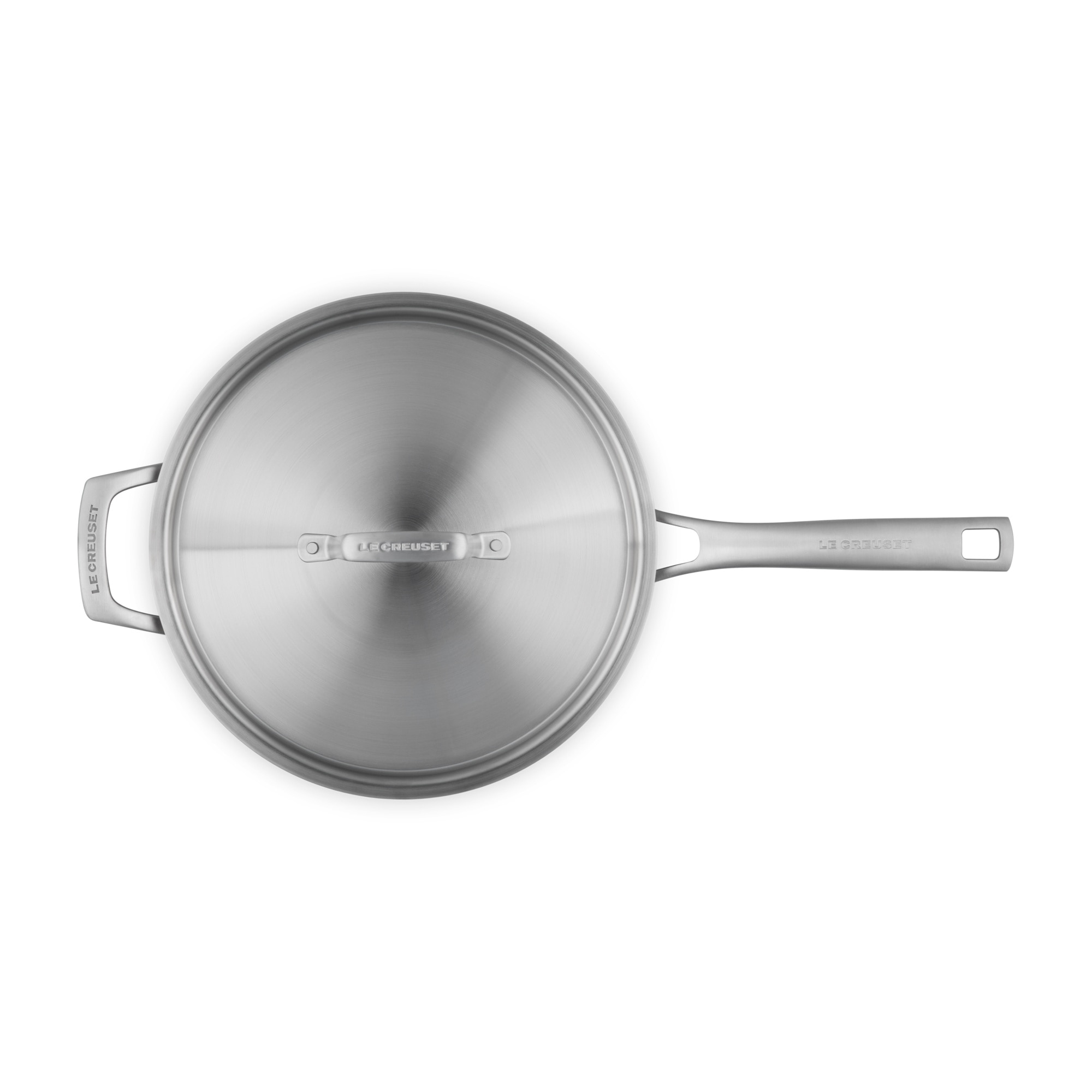 Imagen 4 de Sartén Saute de Acero Inoxidable 3-ply Essential Le Creuset - Gris Sartén de 26 cm Gris