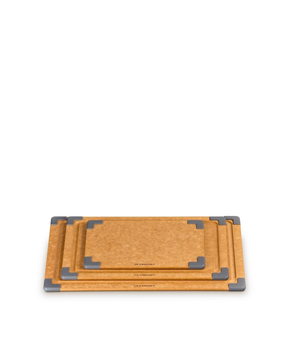 Imagen 0 de Set de 3 Tablas para cortar Le Creuset Marrón