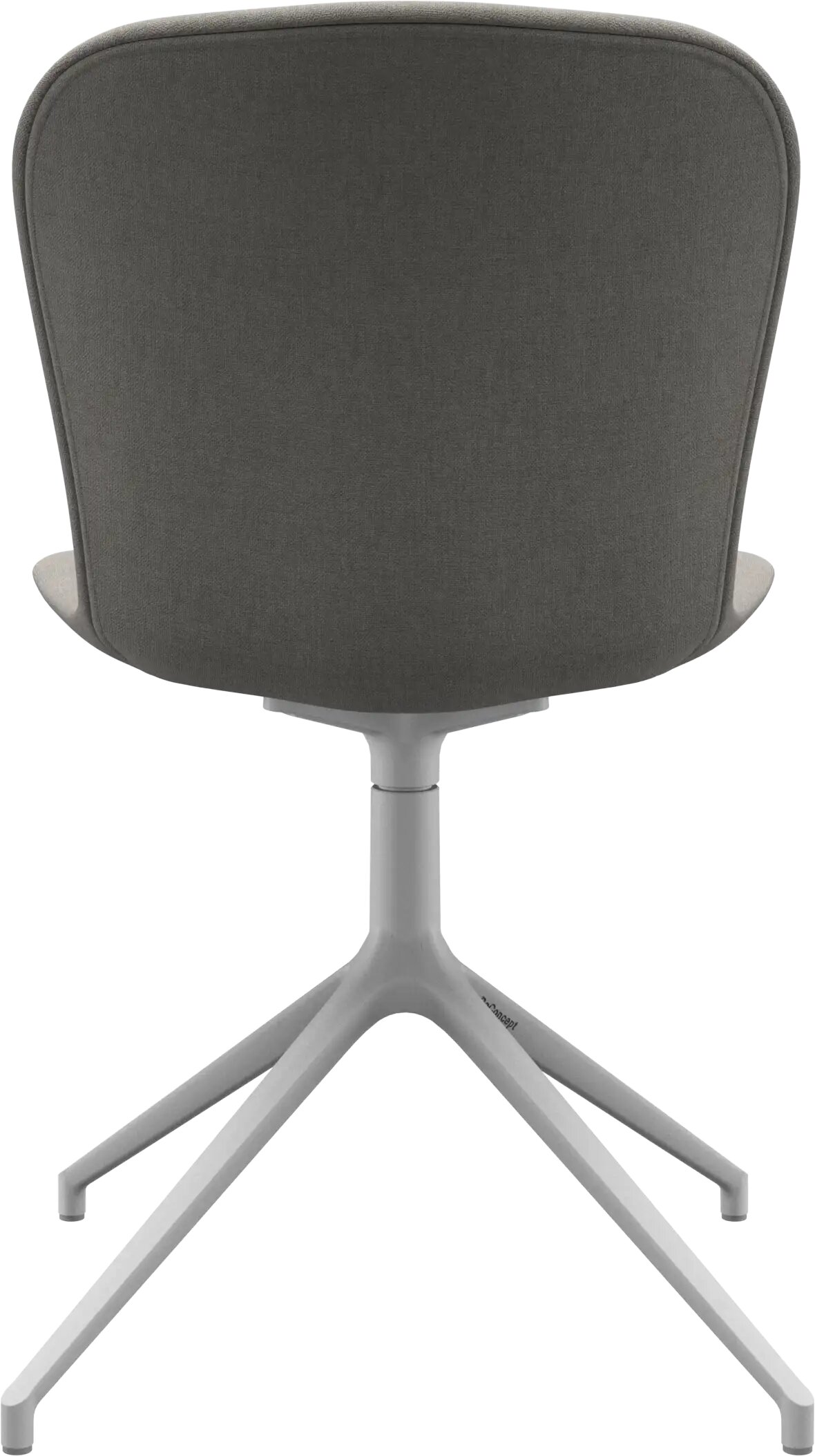 Imagen 4 de Pack de dos sillas Adelaide giratoria blanca tela Frisco BoConcept - Gris perla Gris perla