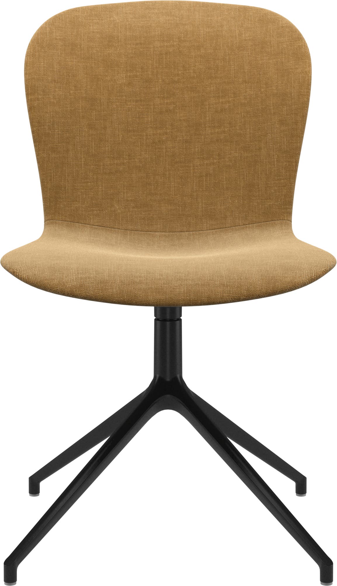 Imagen 2 de Pack de dos sillas Adelaide giratoria negra tela Napoli BoConcept - Oro Oro