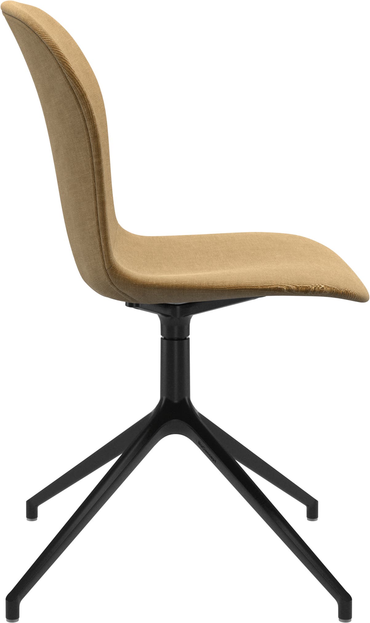 Imagen 3 de Pack de dos sillas Adelaide giratoria negra tela Napoli BoConcept - Oro Oro