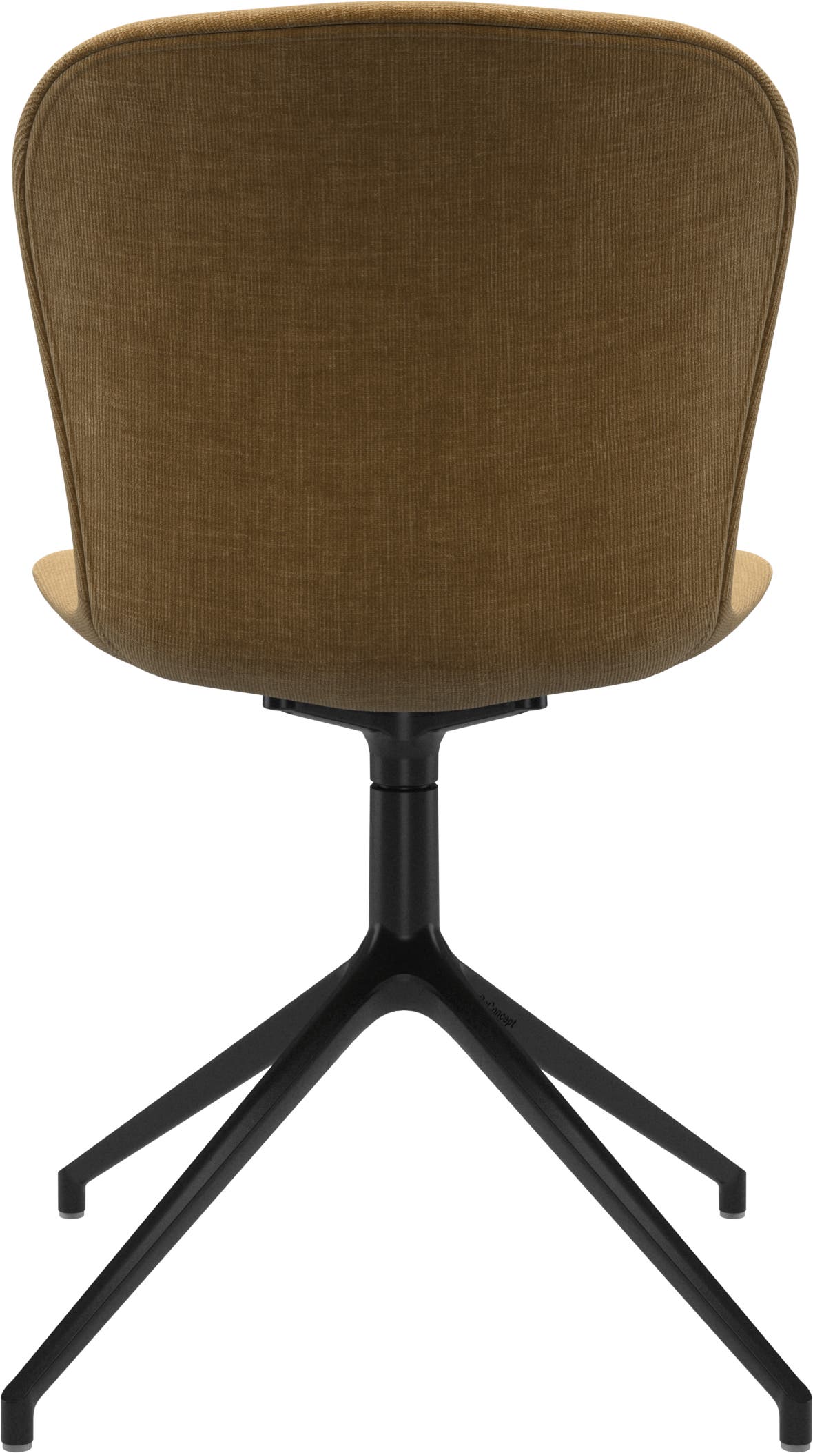 Imagen 4 de Pack de dos sillas Adelaide giratoria negra tela Napoli BoConcept - Oro Oro