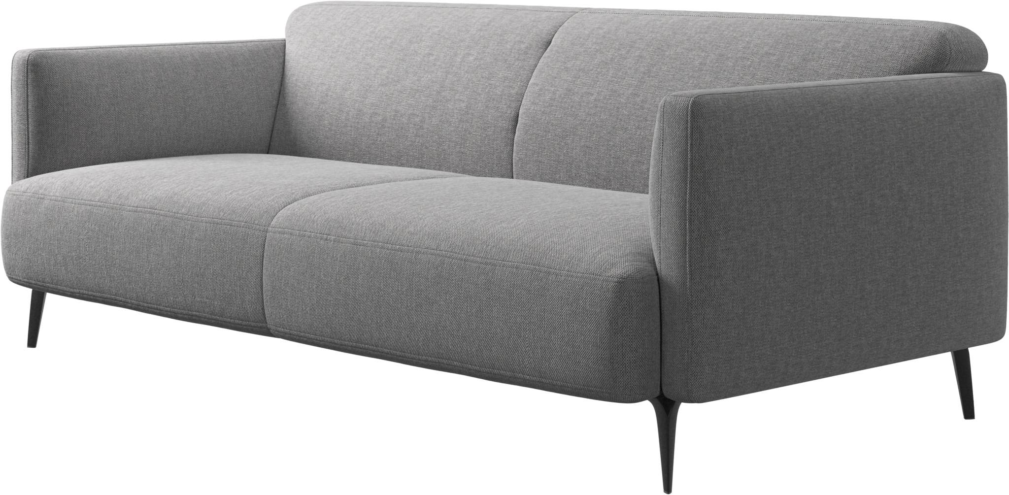 Imagen 2 de Sofá Modena de 2,5 plazas tela Bristol BoConcept - Gris claro Gris claro