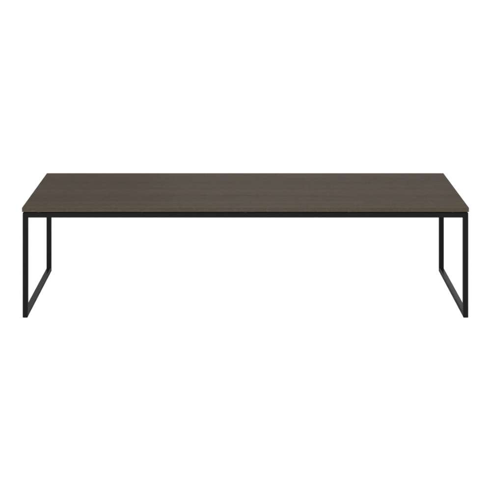 Mesa de centro Lugo chapa oscuro BoConcept - Roble Roble-1