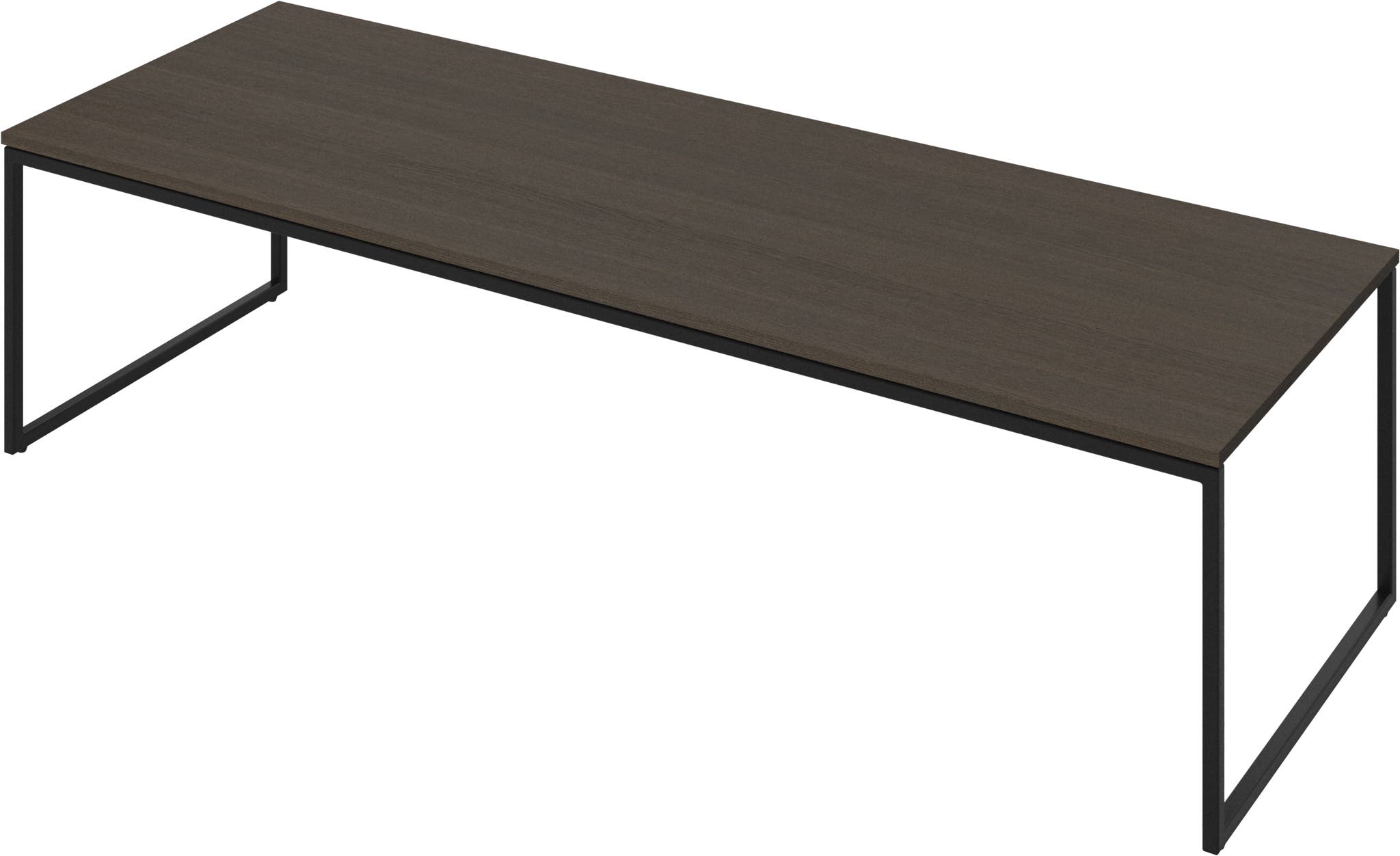 Mesa de centro Lugo chapa oscuro BoConcept - Roble Roble-2