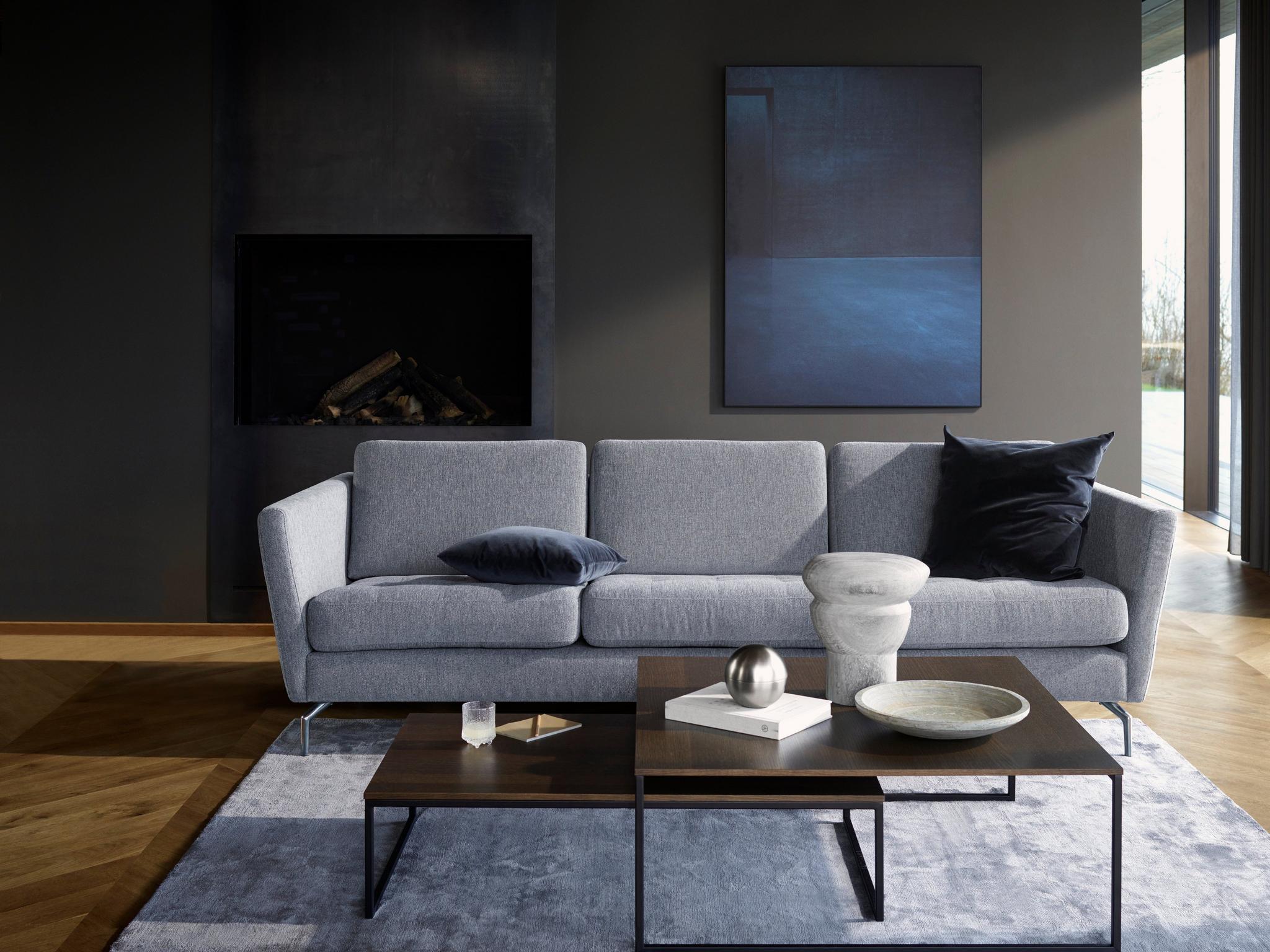 Mesa de centro Lugo chapa oscuro BoConcept - Roble Roble-4