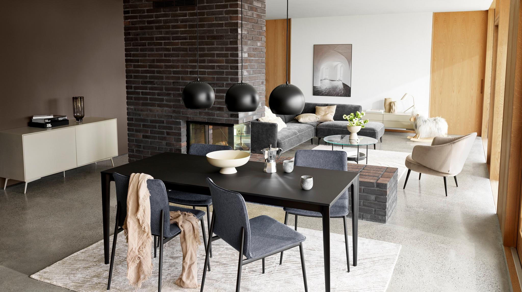 Imagen 3 de Mesa Torino BoConcept - Negro 180 cm Negro