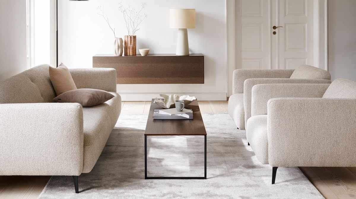 Mesa de centro Lugo chapa roble oscuro BoConcept Roble-4