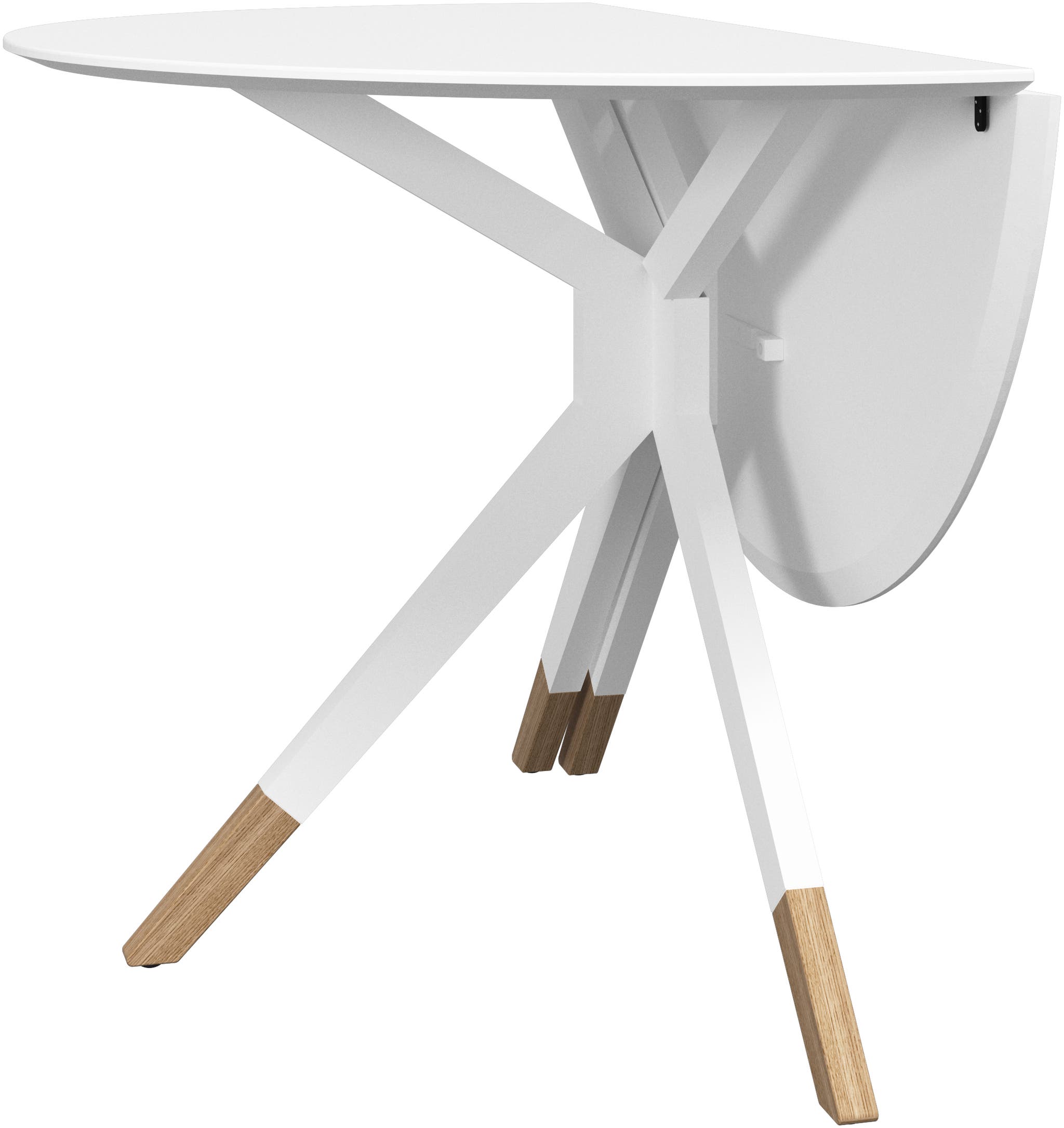 Mesa Billund extensible BoConcept - Blanco Blanco-2