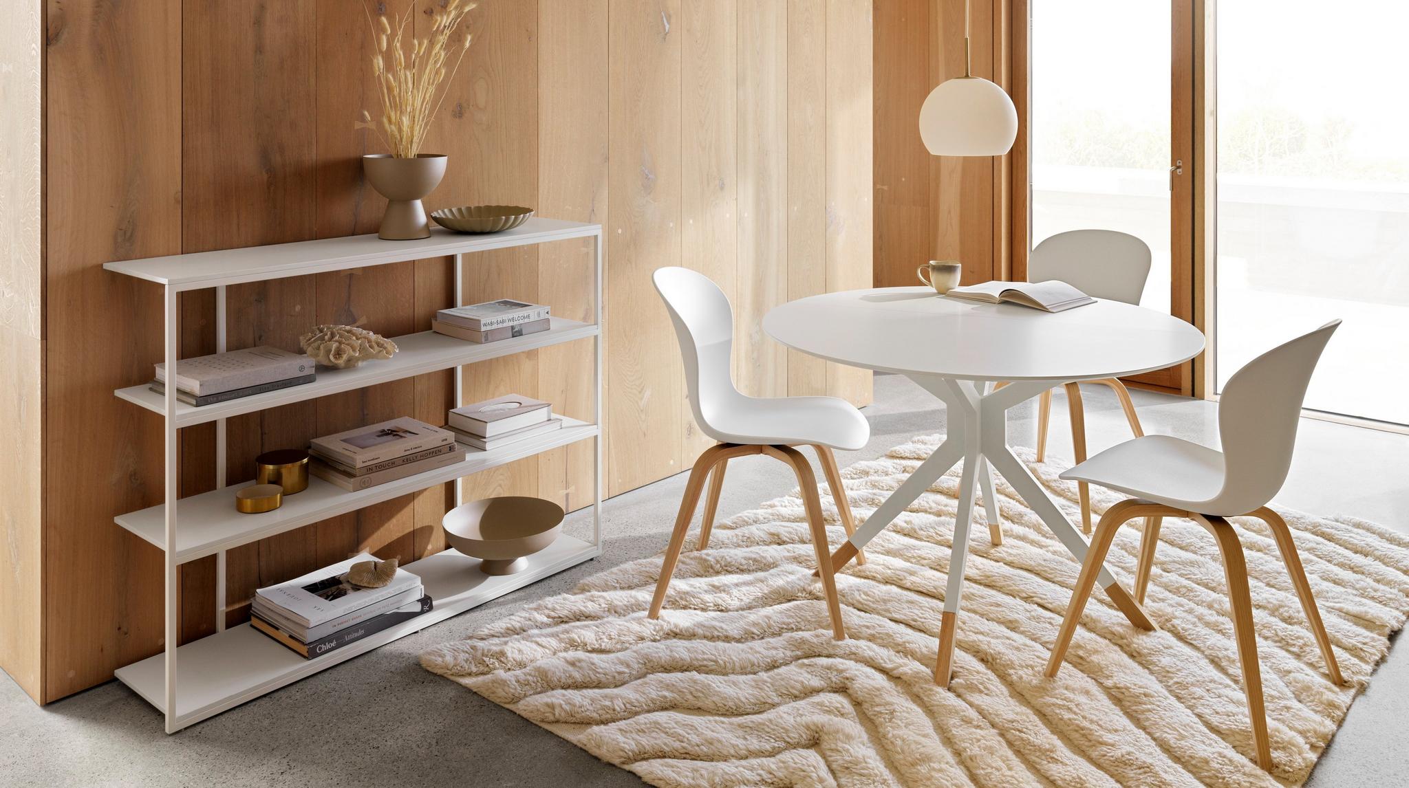 Mesa Billund extensible BoConcept - Blanco Blanco-3