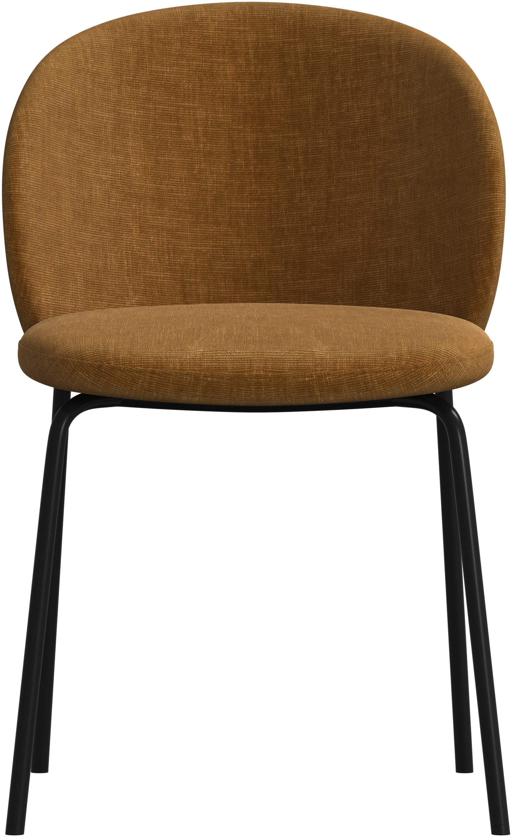 Pack de dos sillas Princeton negra tela Napoli BoConcept - Oro Oro-2