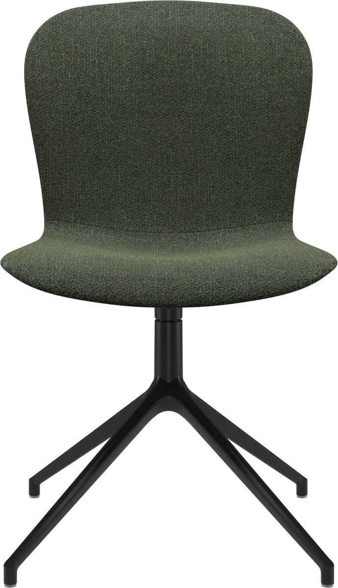 Pack de dos sillas Adelaide giratoria negra tela Lazio BoConcept Verde oscuro-2