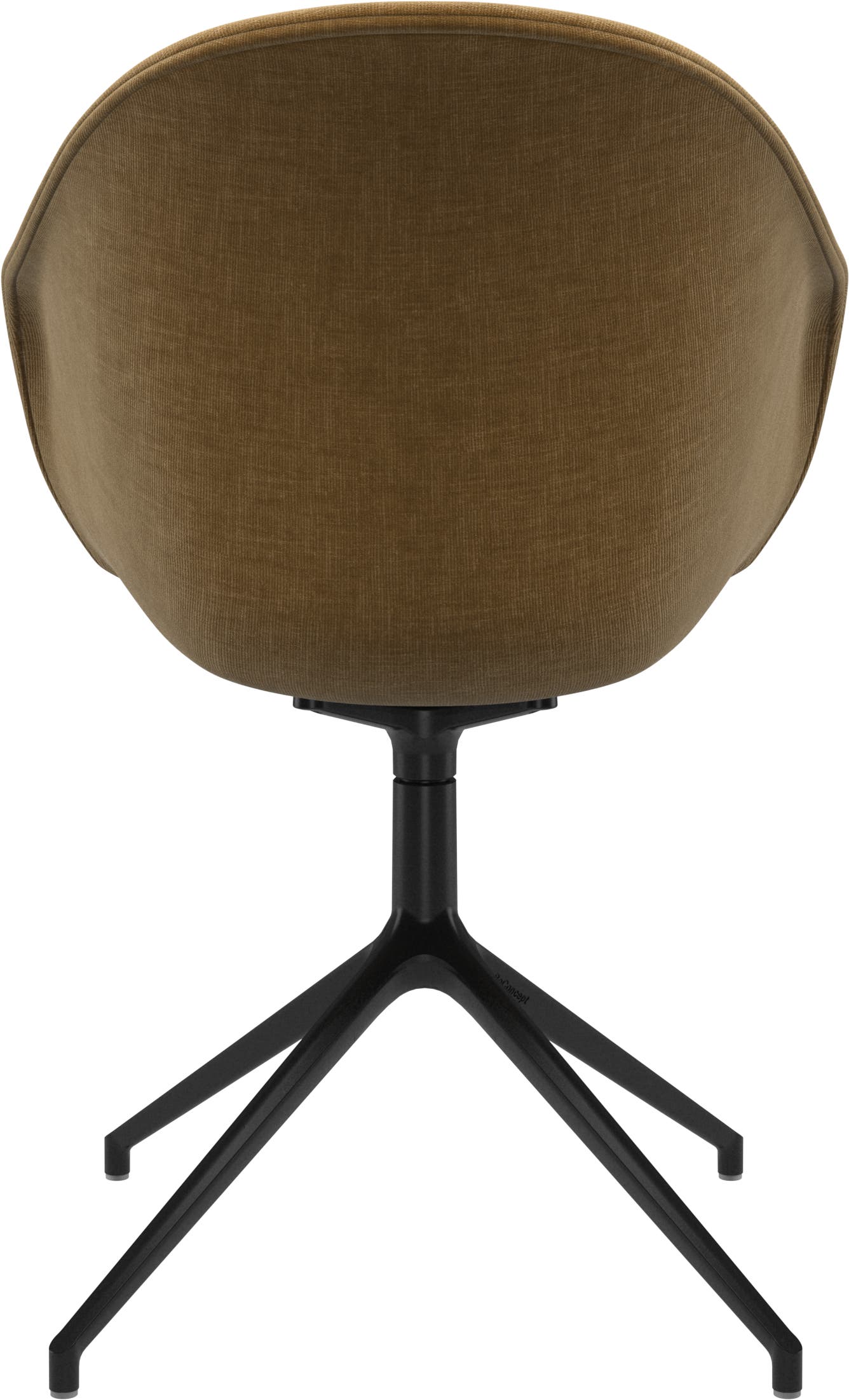 Imagen 3 de Pack de dos sillas Adelaide giratoria negra tela Napoli BoConcept - Camel Camel