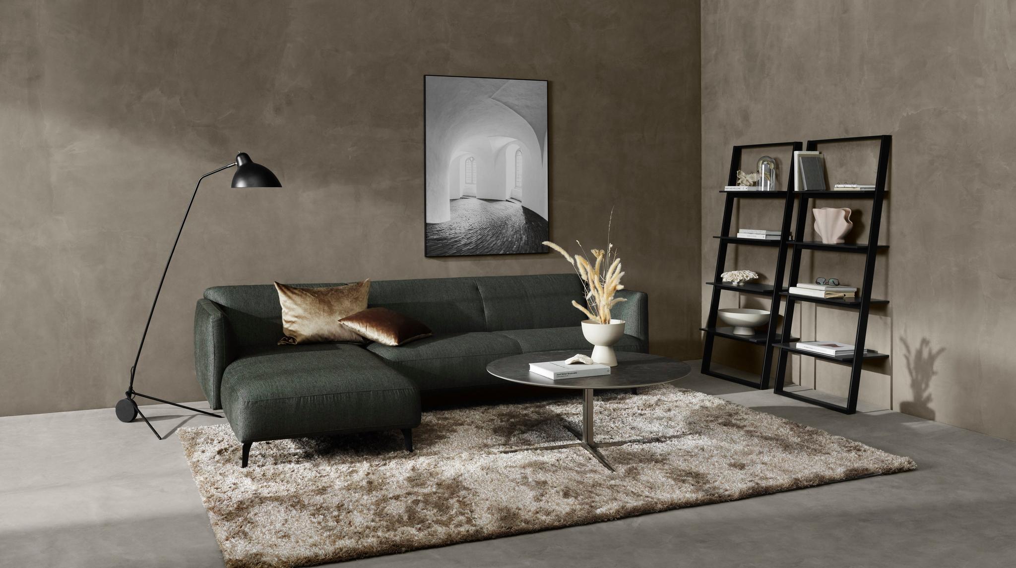 Estantería de acero lacado Bordeaux BoConcept Gris oscuro Gris oscuro-3