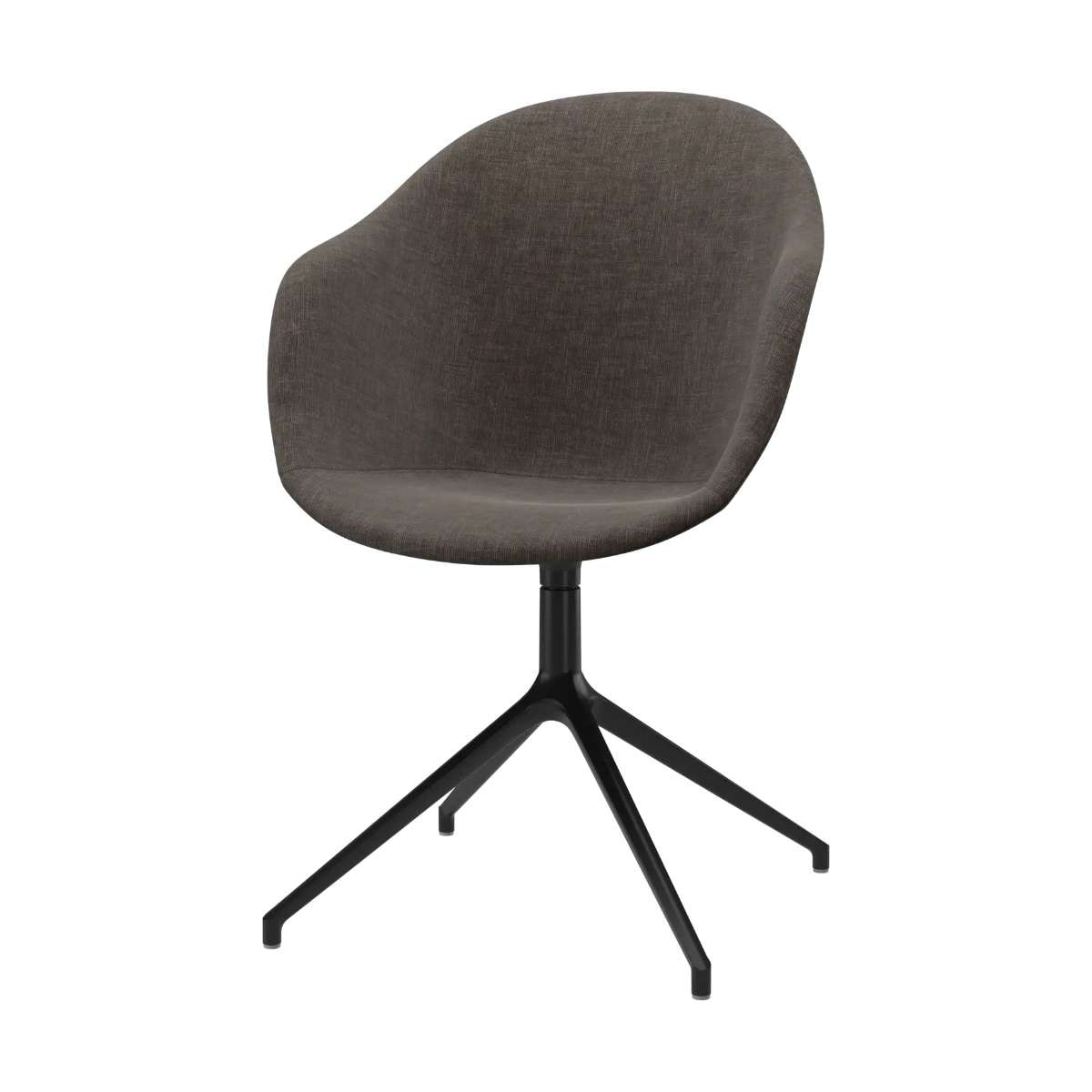 Imagen 1 de Pack de dos sillas Adelaide giratoria negra tela Napoli BoConcept - Gris Topo Gris Topo