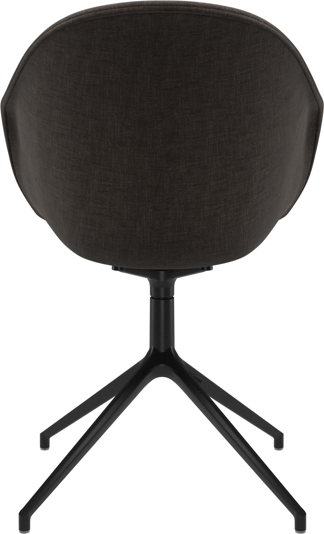 Imagen 3 de Pack de dos sillas Adelaide giratoria negra tela Napoli BoConcept - Gris Topo Gris Topo