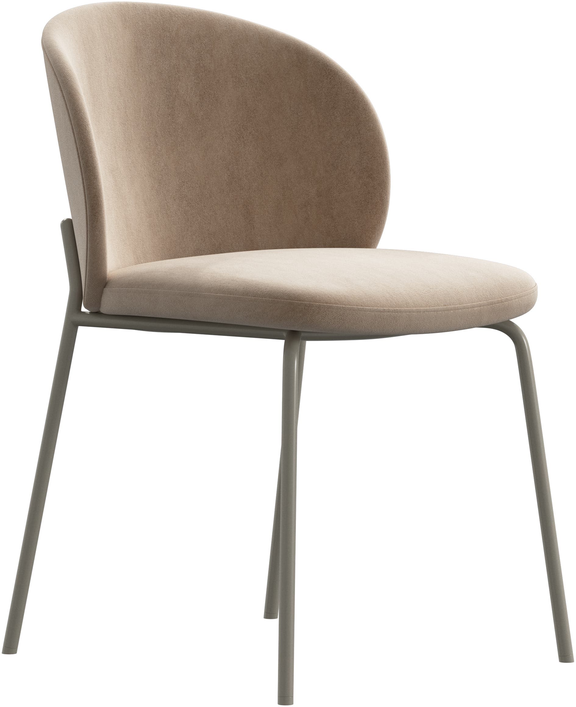 Imagen 2 de Pack de dos sillas Princeton gris ceniza tela Velvet BoConcept - Arena Arena