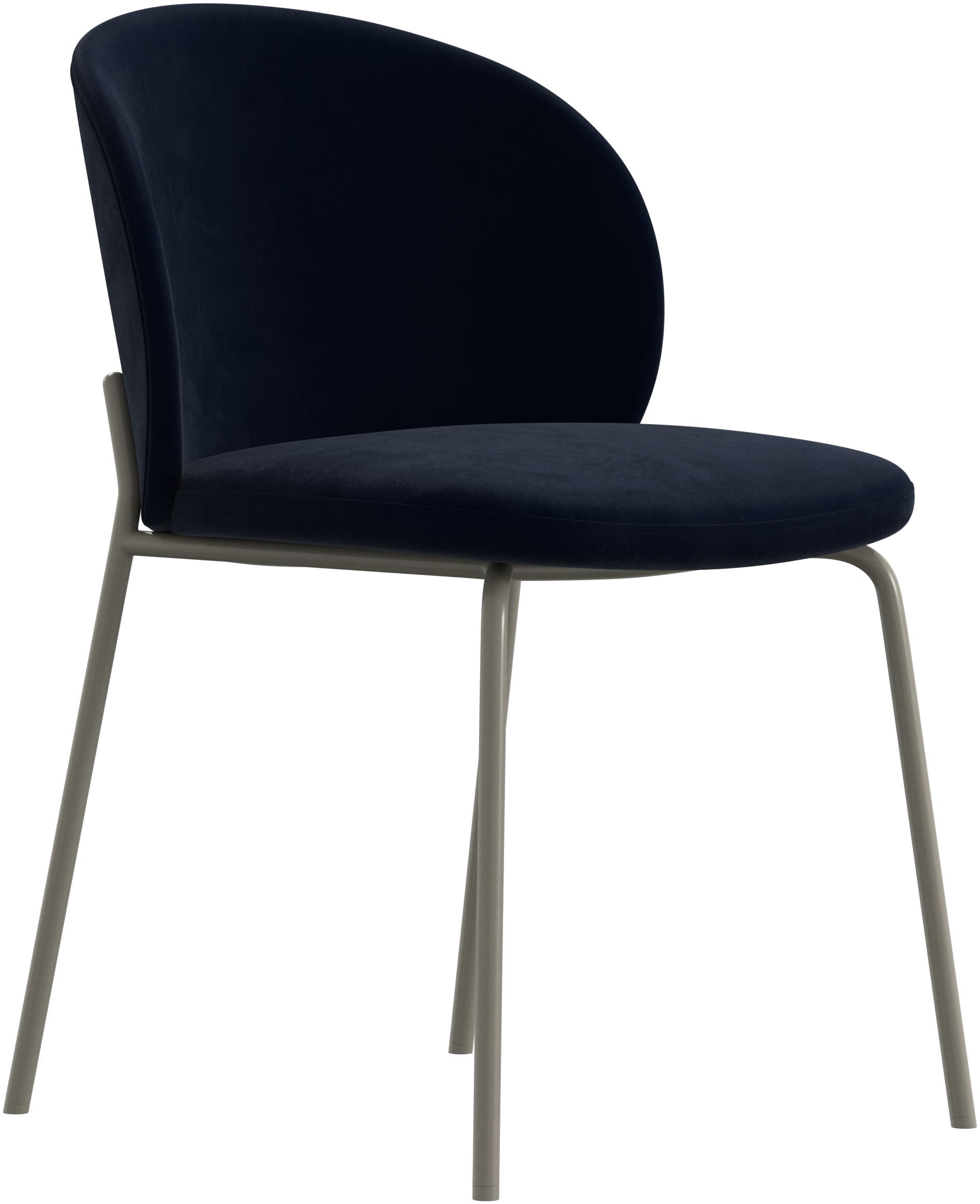 Imagen 2 de Pack de dos sillas Princeton gris ceniza tela Velvet BoConcept - Azul Azul