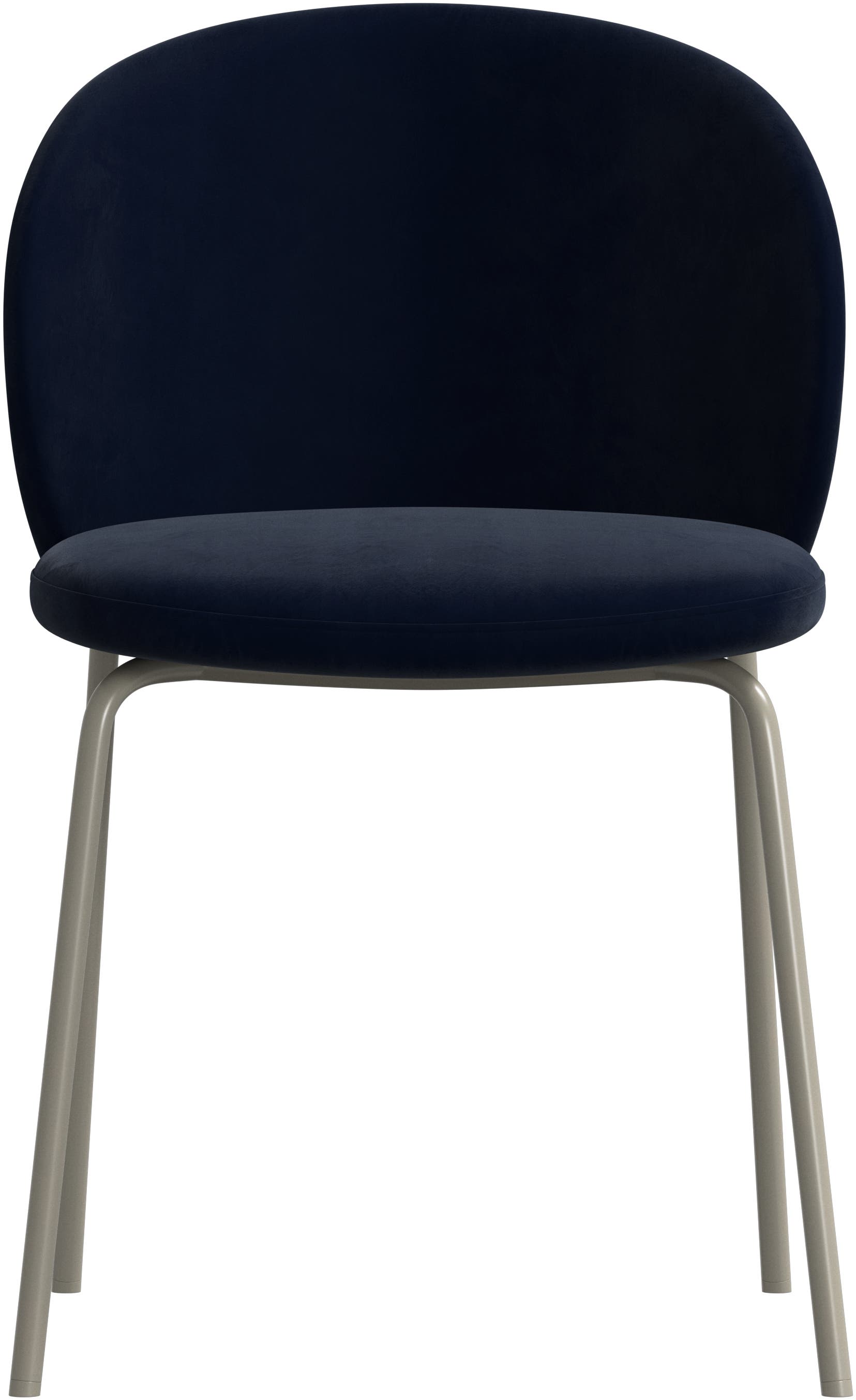 Imagen 3 de Pack de dos sillas Princeton gris ceniza tela Velvet BoConcept - Azul Azul