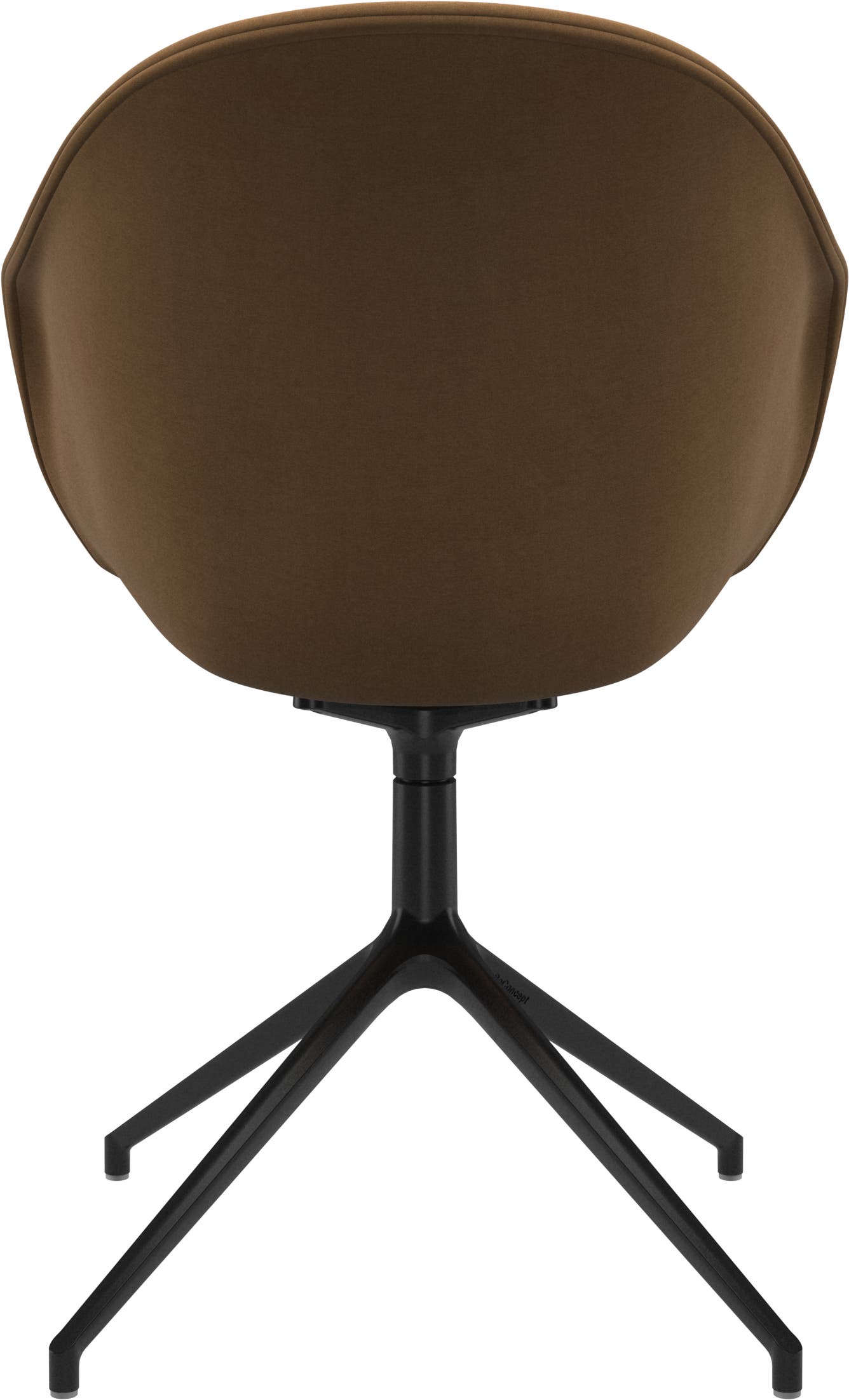 Imagen 4 de Pack de dos sillas Adelaide giratoria negra tela Frisco BoConcept - Marrón claro Marrón claro