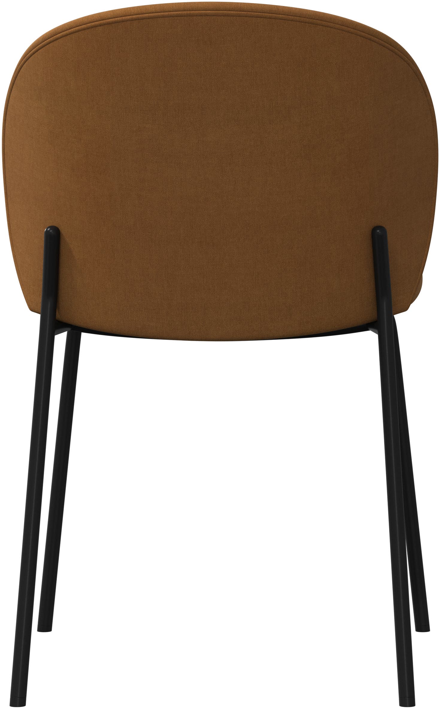 Imagen 4 de Pack de dos sillas Princeton negra tela Frisco BoConcept - Camel Camel