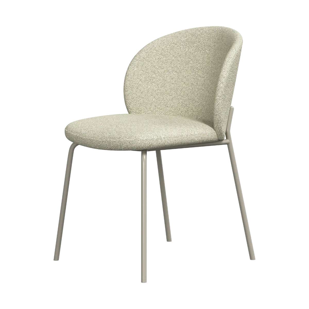 Imagen 1 de Pack de dos sillas Princeton gris ceniza tela Lazio BoConcept - Verde claro Verde claro