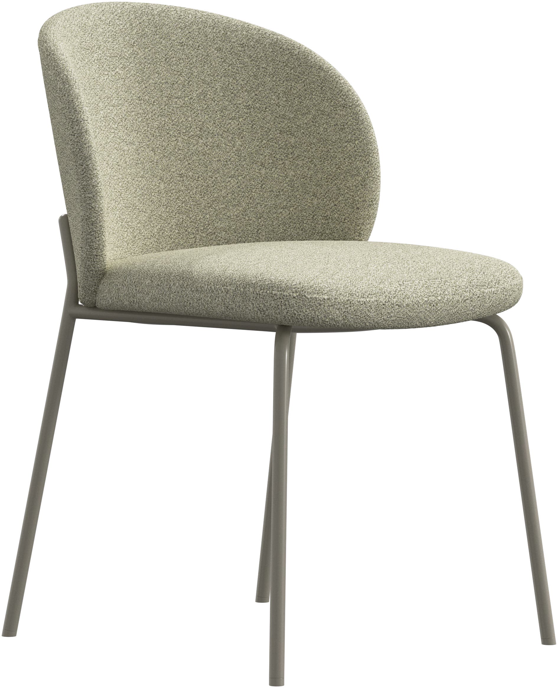Imagen 2 de Pack de dos sillas Princeton gris ceniza tela Lazio BoConcept - Verde claro Verde claro