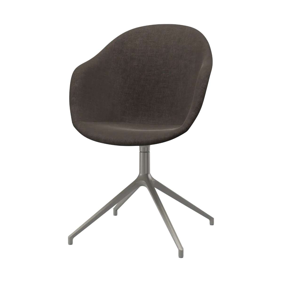 Imagen 1 de Pack de dos sillas Adelaide giratoria gris ceniza tela Napoli BoConcept - Gris Topo Gris Topo