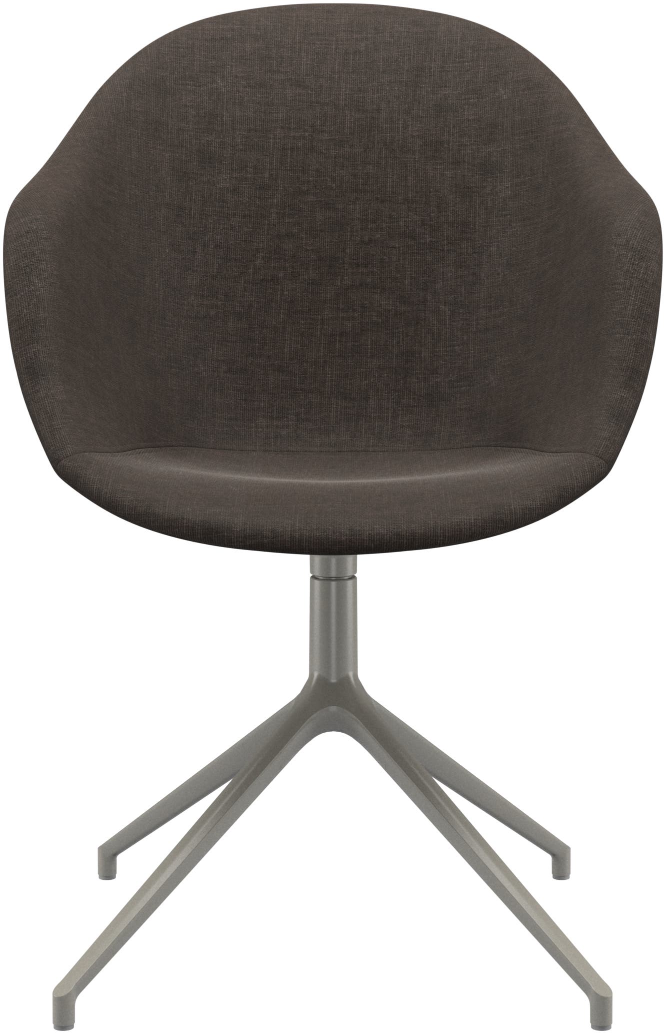 Imagen 2 de Pack de dos sillas Adelaide giratoria gris ceniza tela Napoli BoConcept - Gris Topo Gris Topo