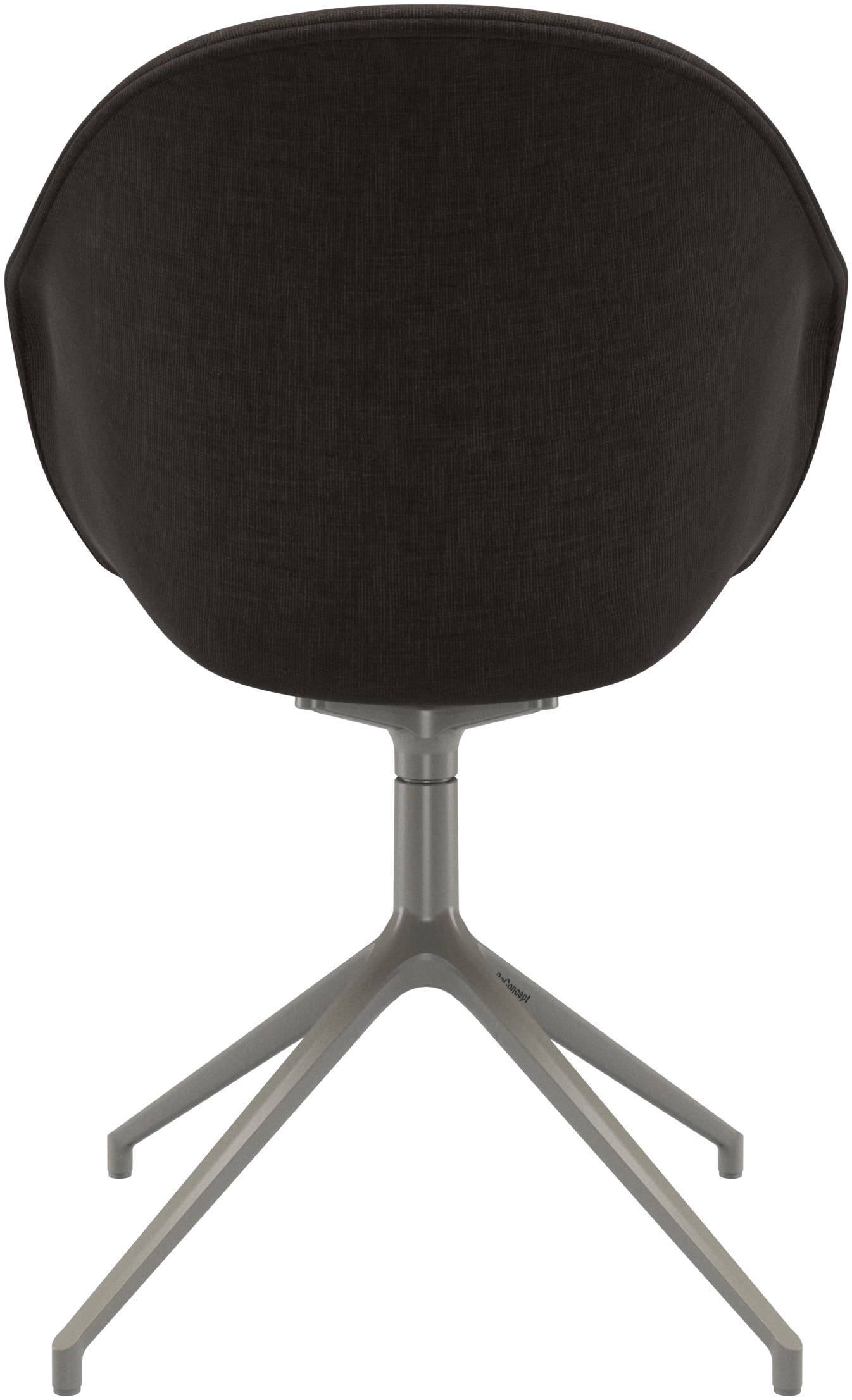 Imagen 4 de Pack de dos sillas Adelaide giratoria gris ceniza tela Napoli BoConcept - Gris Topo Gris Topo