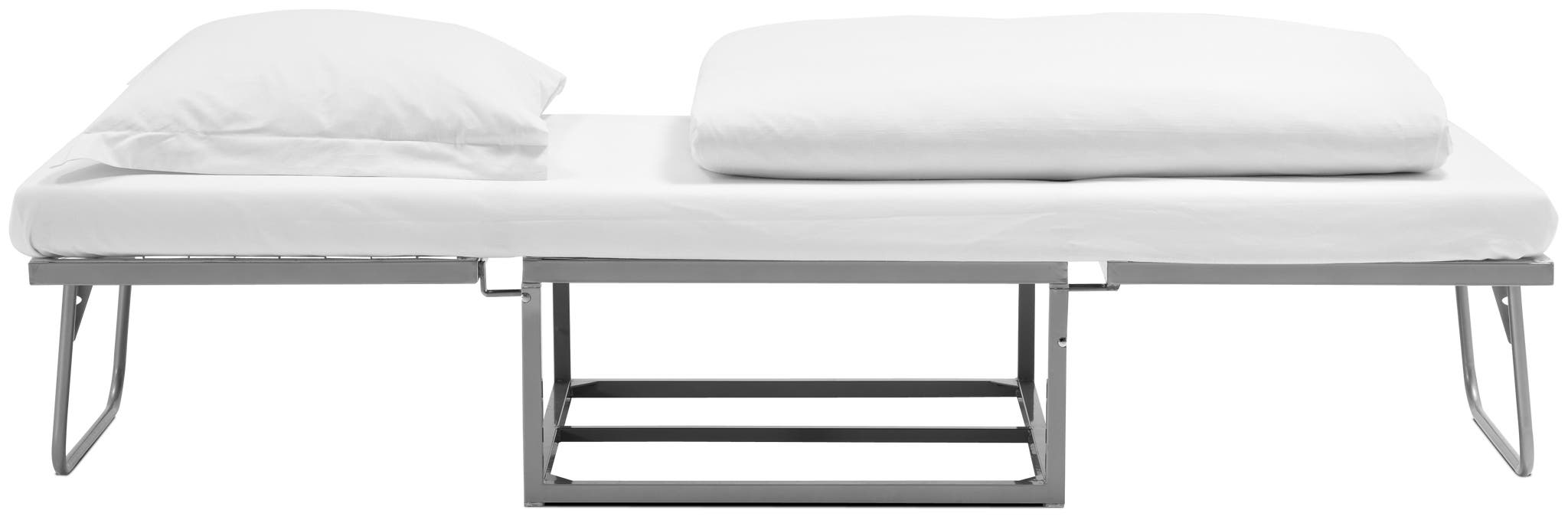 Puf-cama Xtra en tela Lazio bouclé BoConcept - Verde claro Verde claro-3