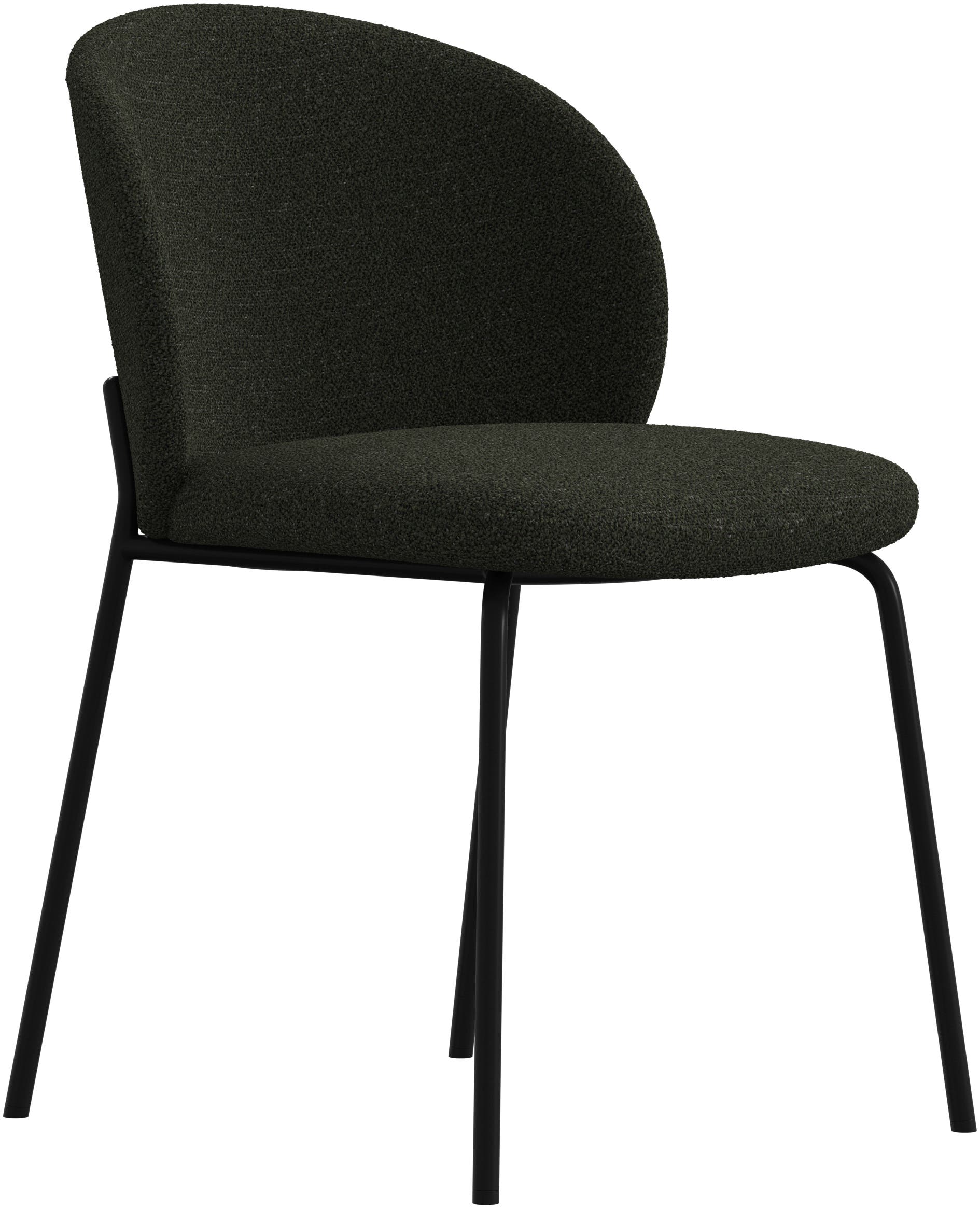 Imagen 2 de Pack de dos sillas Princeton negra tela Lazio BoConcept - Verde oscuro Verde oscuro