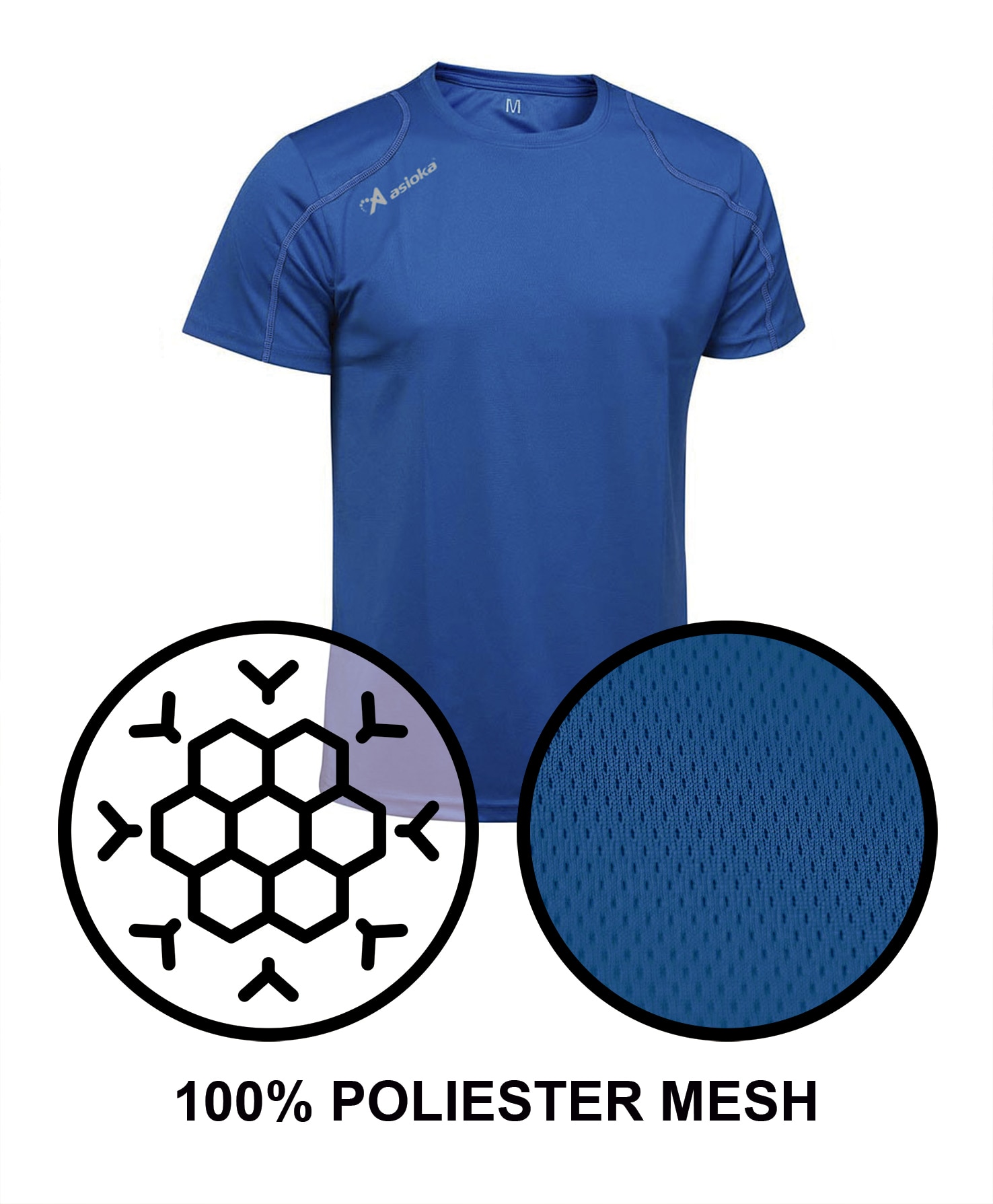 Imagen 5 de Camiseta deportiva de hombre RIO Asioka - Azul royal Azul royal