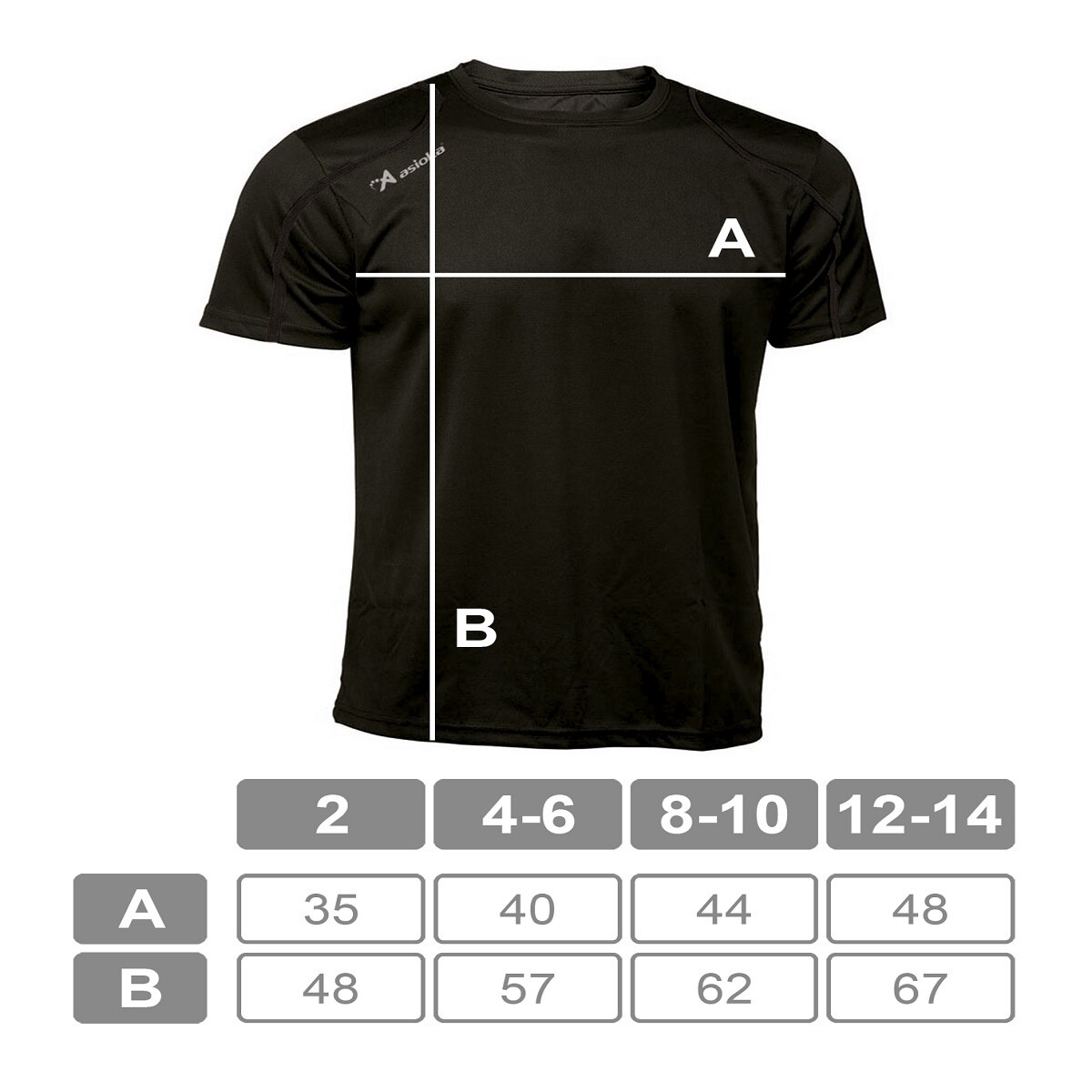 Camiseta deportiva de niño RIO Asioka - Negro Negro-7