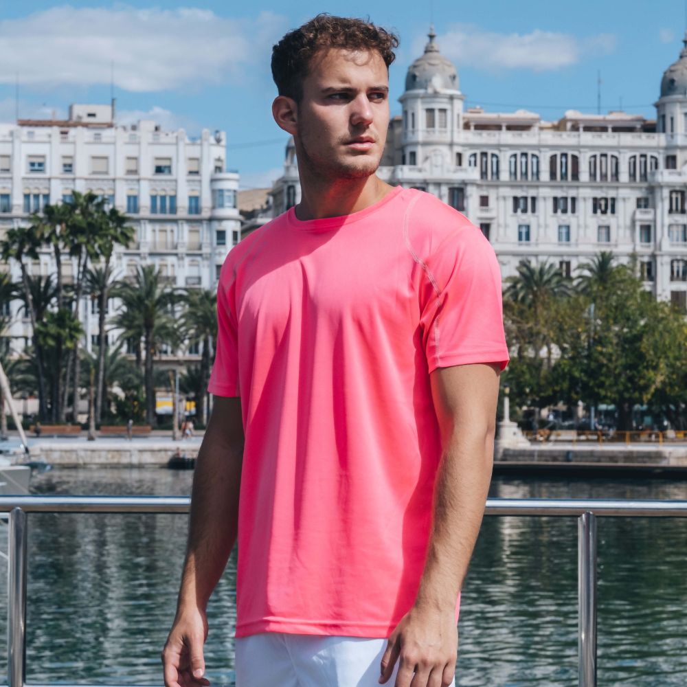Camiseta deportiva de niño RIO Asioka - Fucsia Fucsia-3