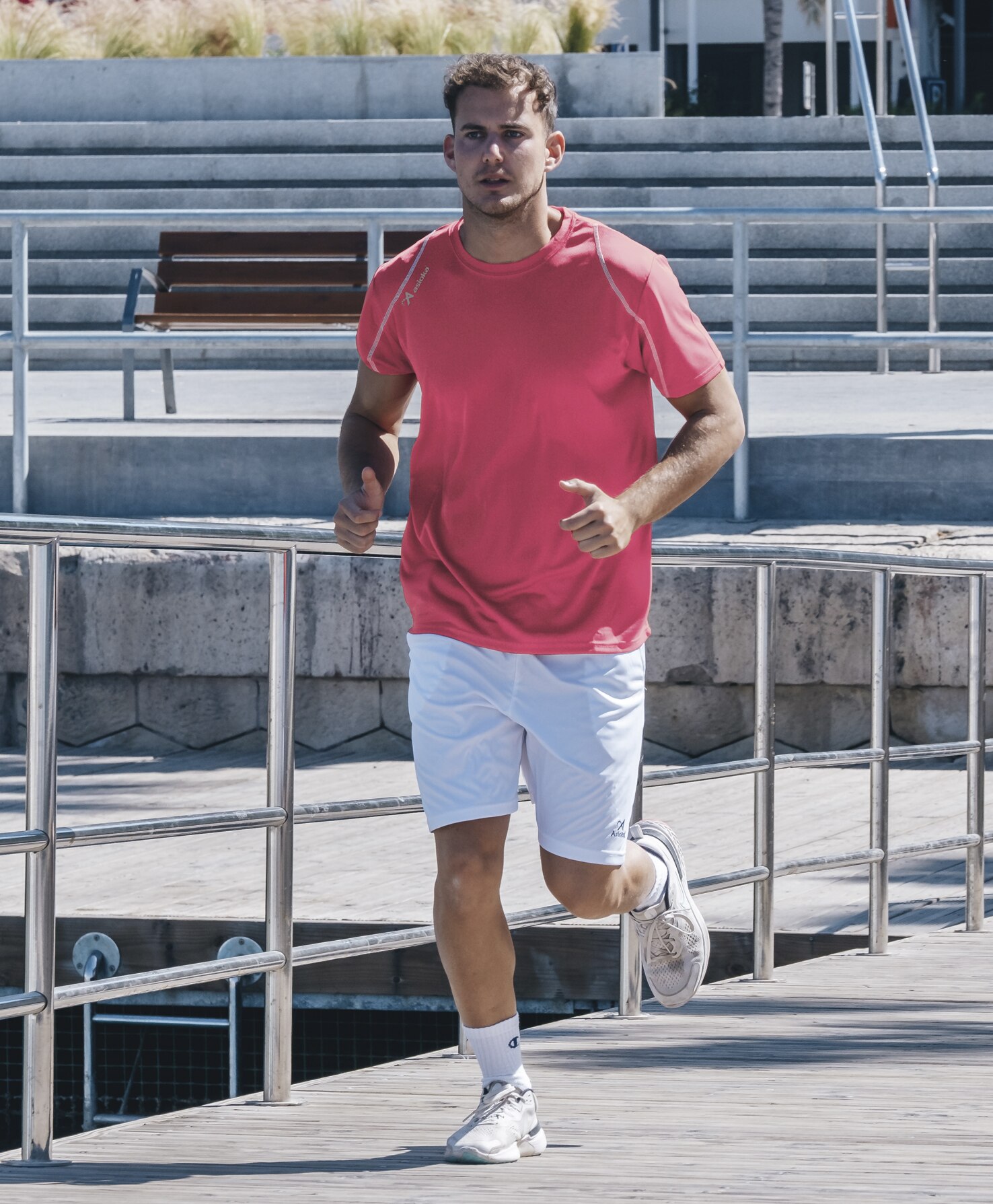 Camiseta deportiva de niño RIO Asioka - Fucsia Fucsia-4