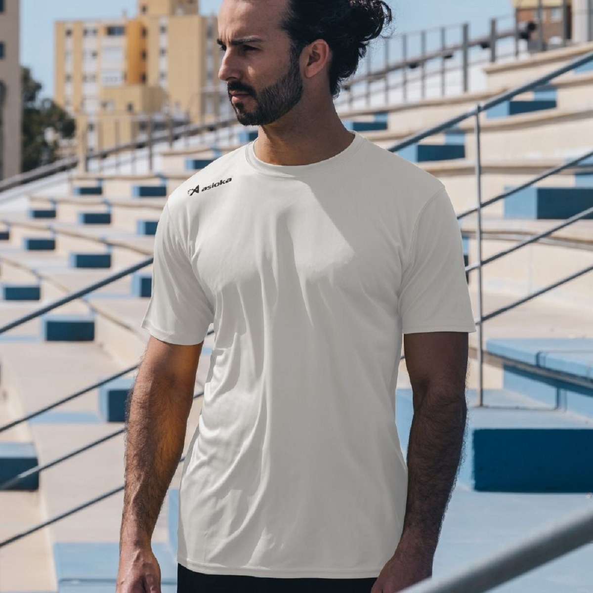 Camiseta deportiva de niño RIO Asioka - Blanco Blanco-3