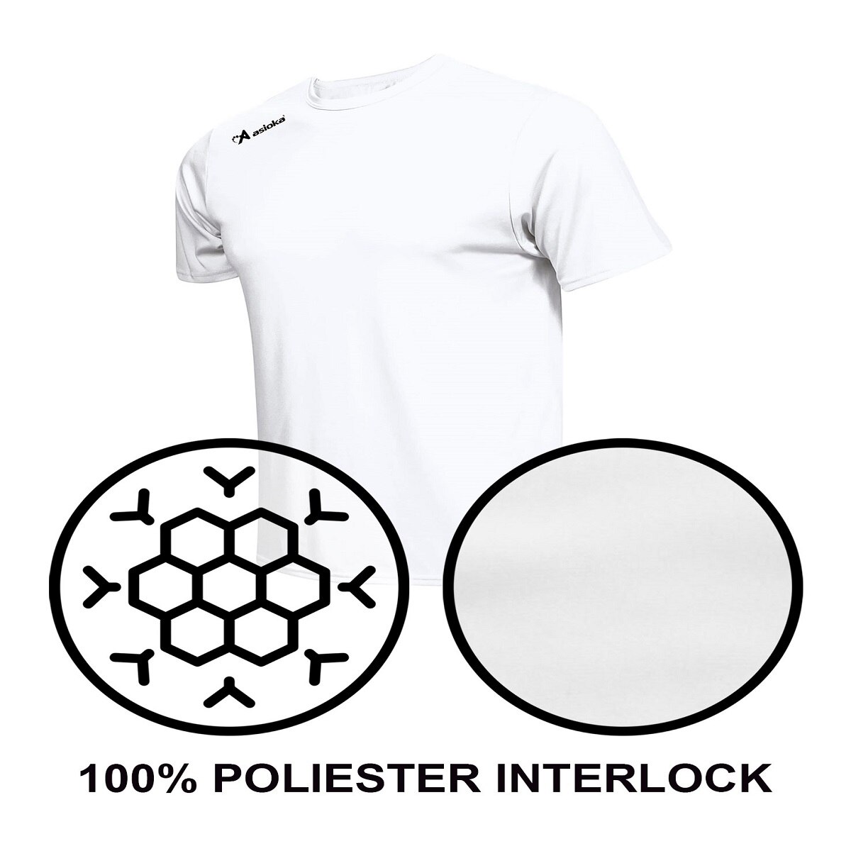 Camiseta deportiva de niño RIO Asioka - Blanco Blanco-5