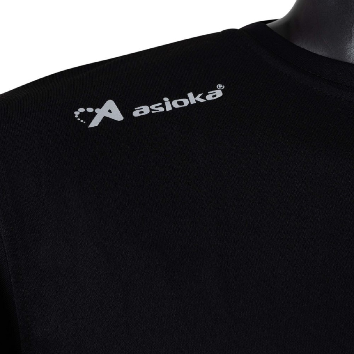 Camiseta de fútbol de niños PREMIUM Asioka - Negro Negro-2