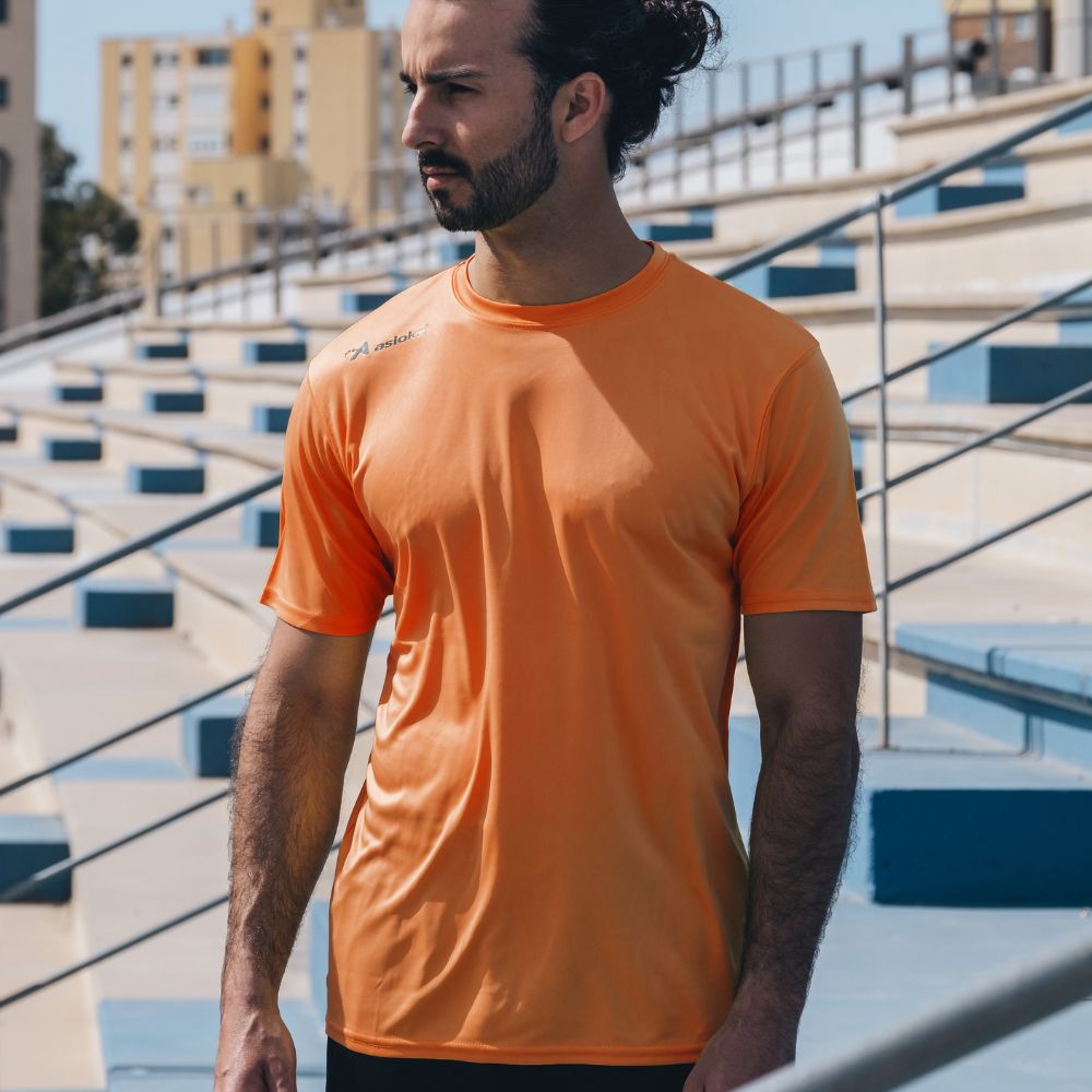 Camiseta de fútbol de niños PREMIUM Asioka - Naranja Naranja-2