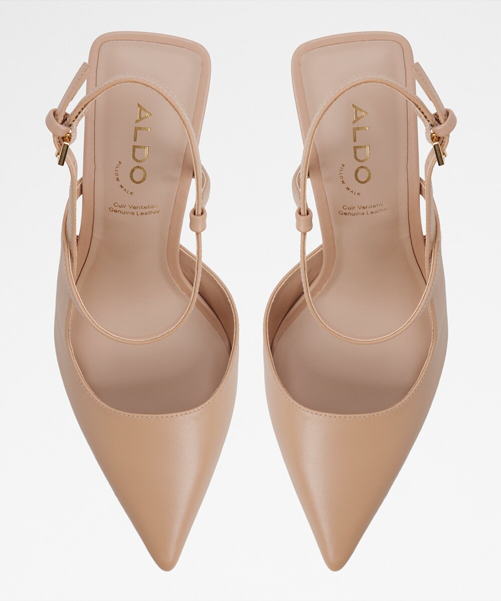 Imagen 3 de Zapatos de salón de mujer con punta afilada - Beige Beige