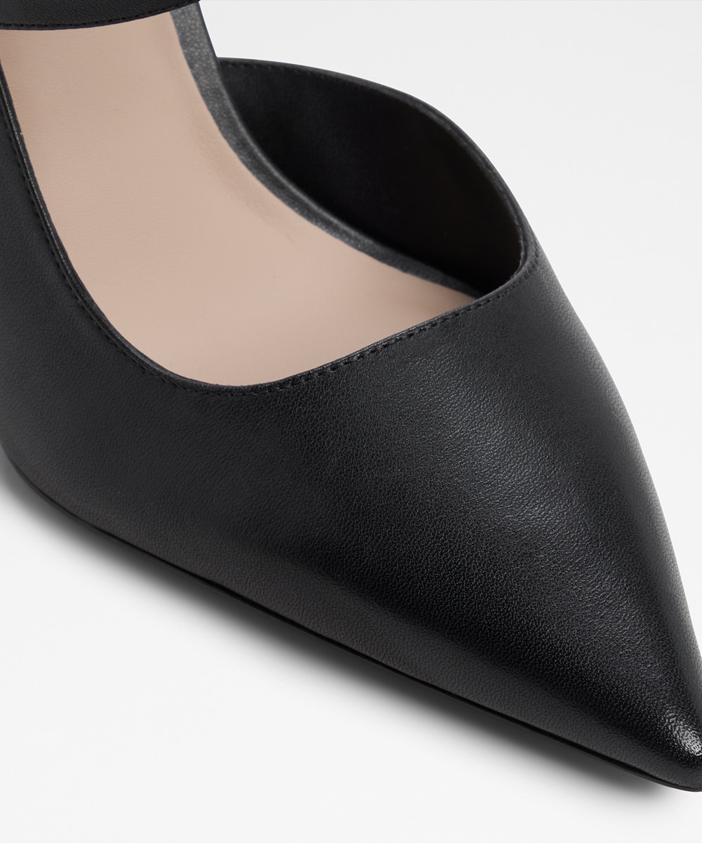 Zapatos de salón de mujer con punta afilada - Negro Negro-6
