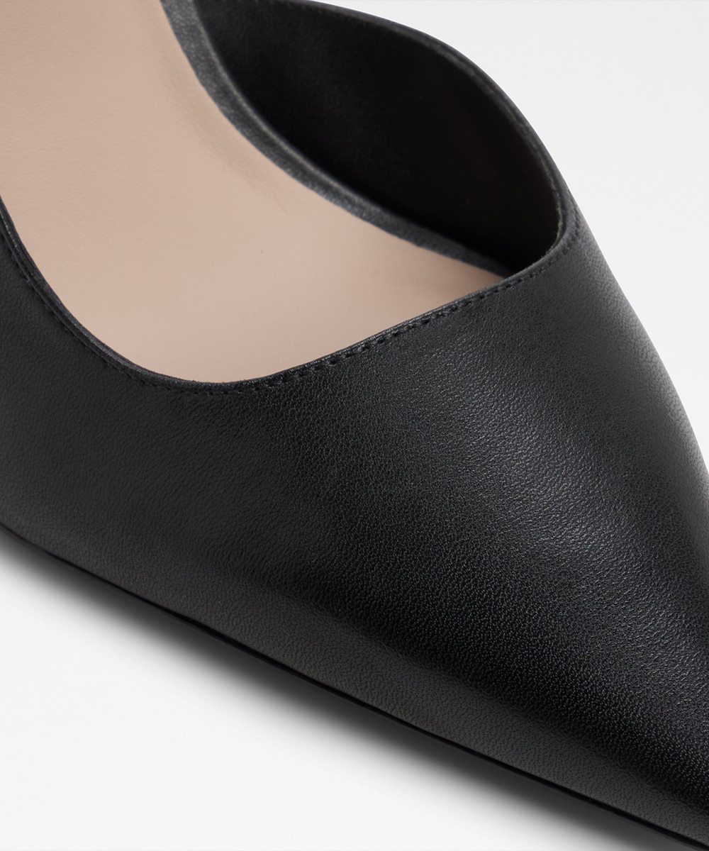 Zapatos de salón de mujer con punta afilada - Negro Negro-7