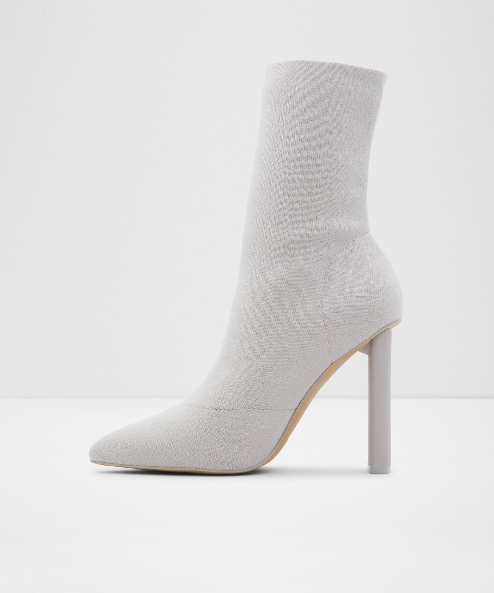 Botines básicos de mujer con punta de punta - Aldo - Gris claro Gris claro-4