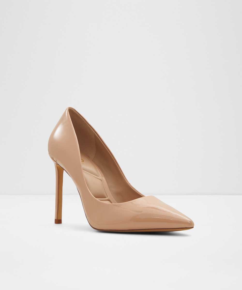 Zapatos de salón de mujer con punta afilada - Aldo - Beige Beige-4