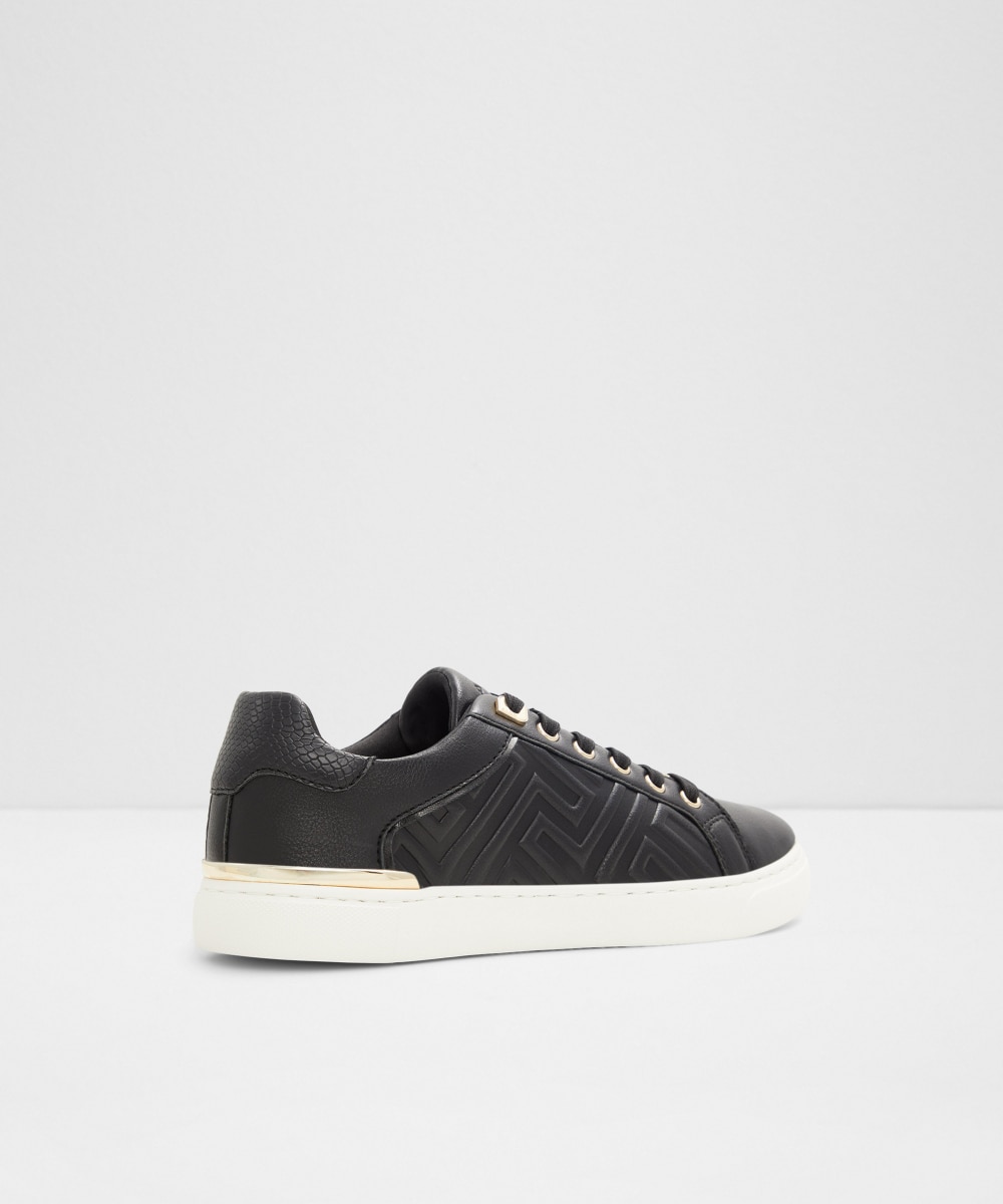 Zapatillas deportivas de mujer con punta redonda - Aldo - Negro mate Negro mate-3