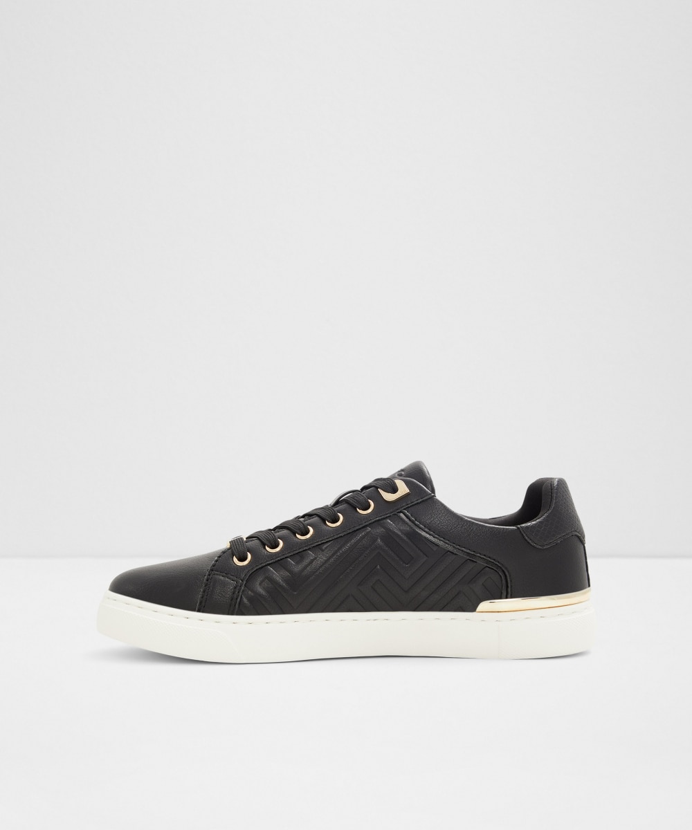 Zapatillas deportivas de mujer con punta redonda - Aldo - Negro mate Negro mate-2