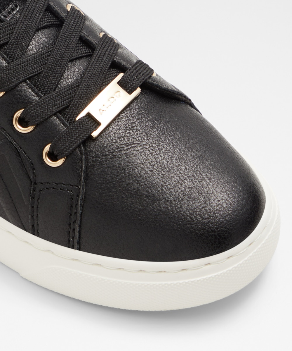 Zapatillas deportivas de mujer con punta redonda - Aldo - Negro mate Negro mate-5