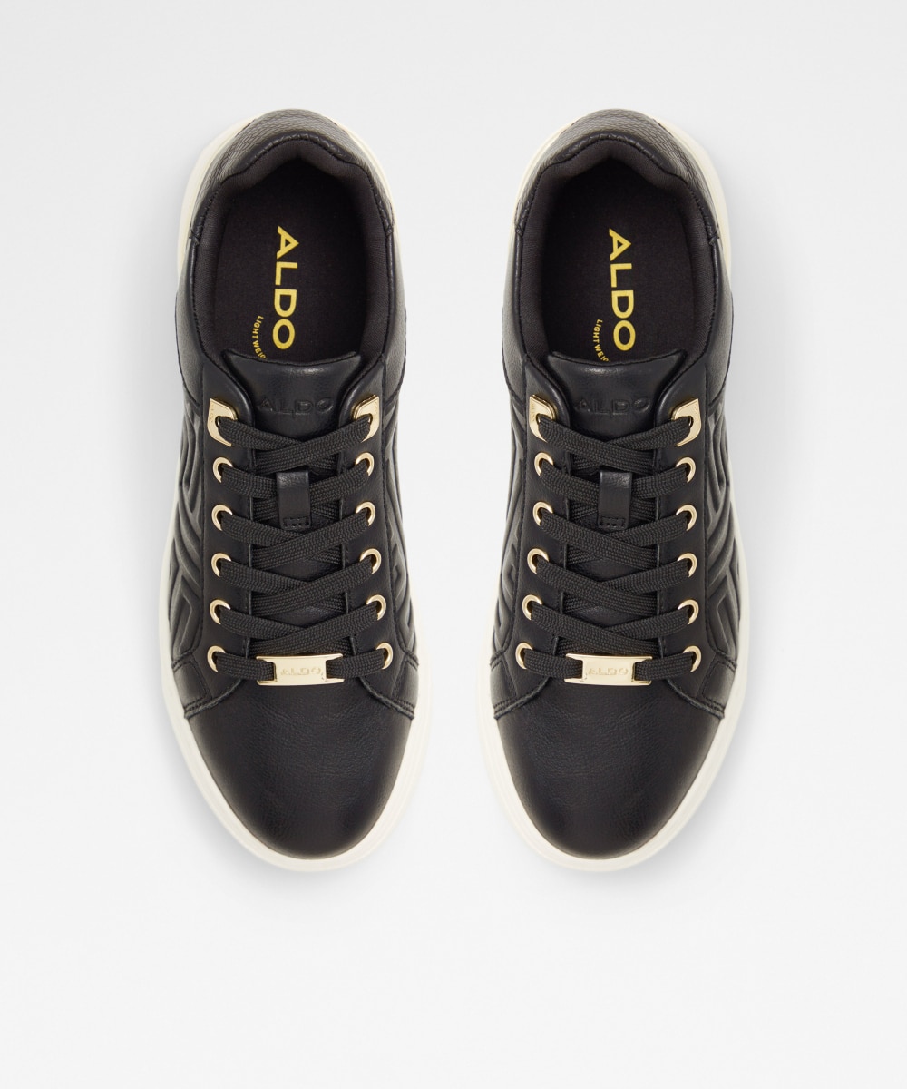Zapatillas deportivas de mujer con punta redonda - Aldo - Negro mate Negro mate-6