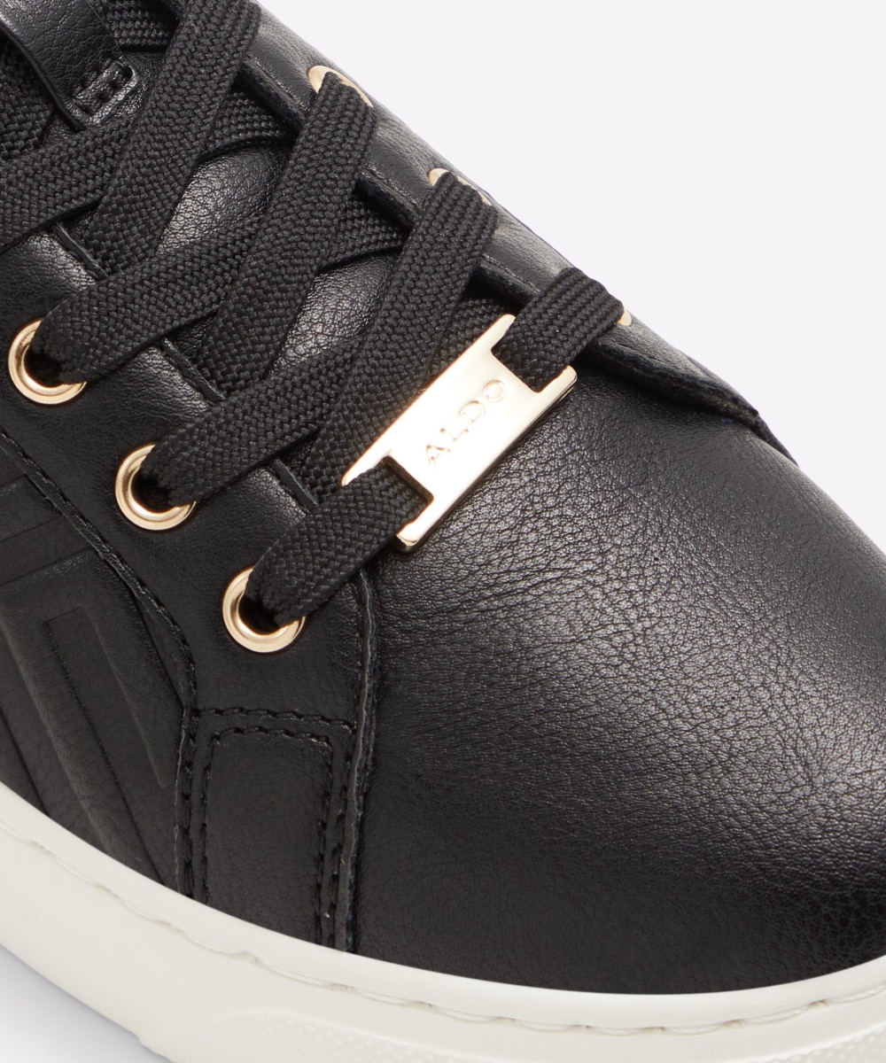 Zapatillas deportivas de mujer con punta redonda - Aldo - Negro mate Negro mate-7